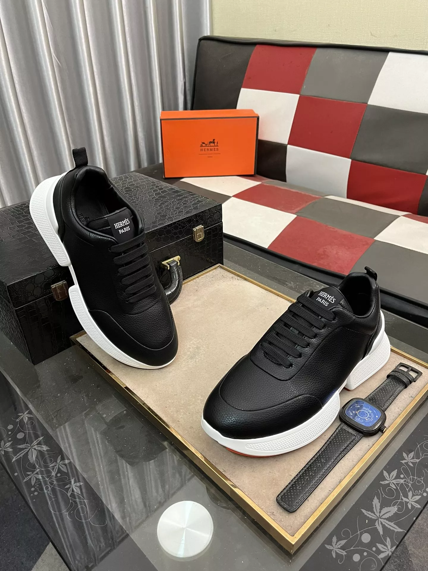 Hermes Casual Shoes For Men Bright 5516