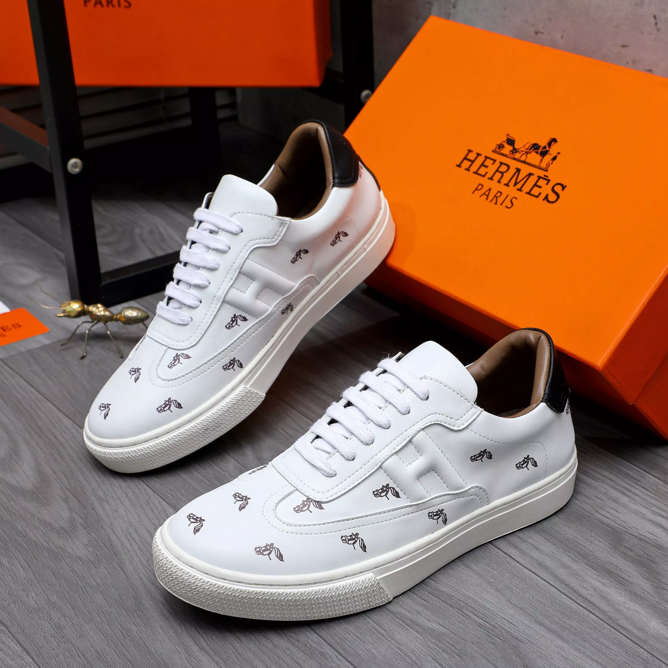 Hermes Casual Shoes For Men Bright 5643