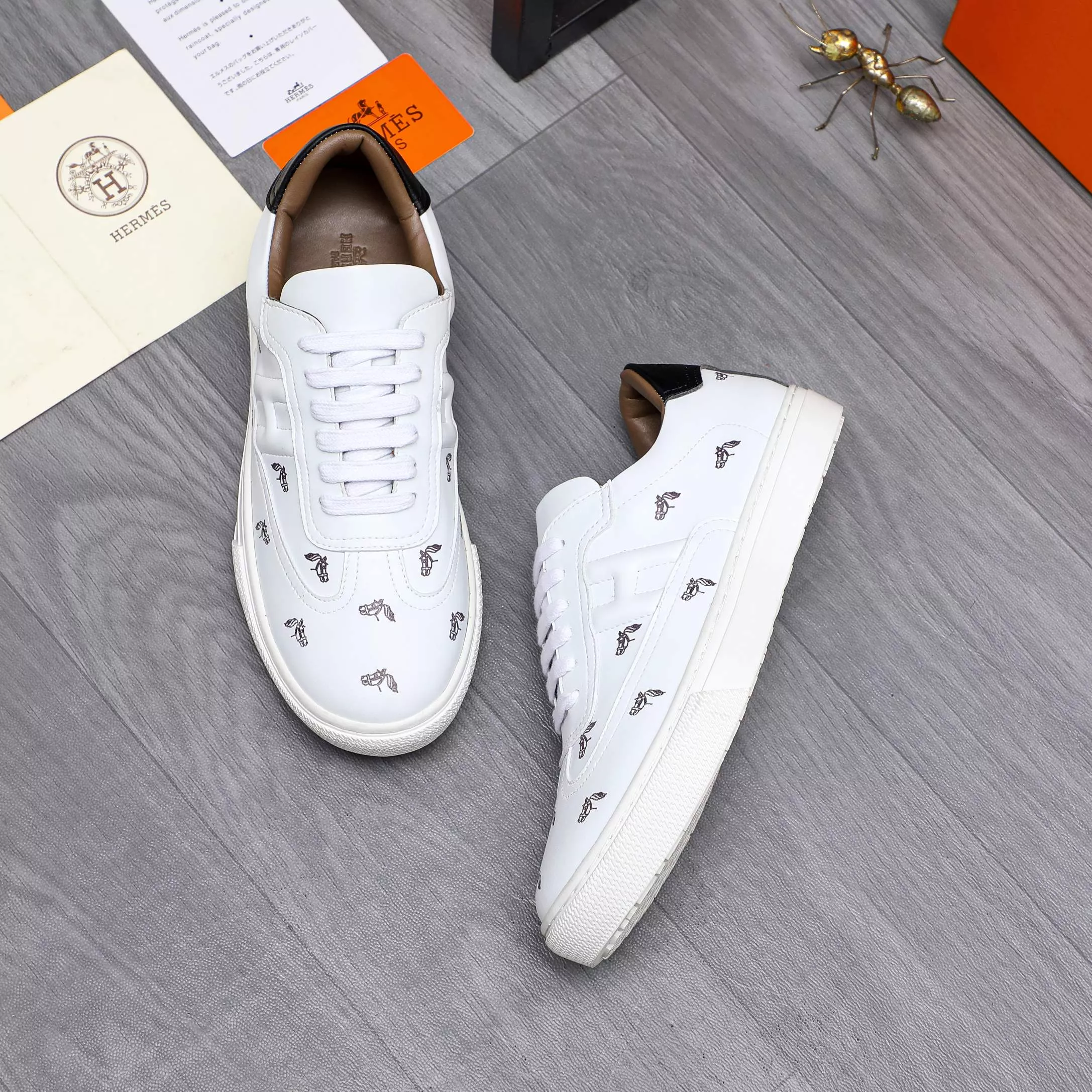 Hermes Casual Shoes For Men Bright 5643