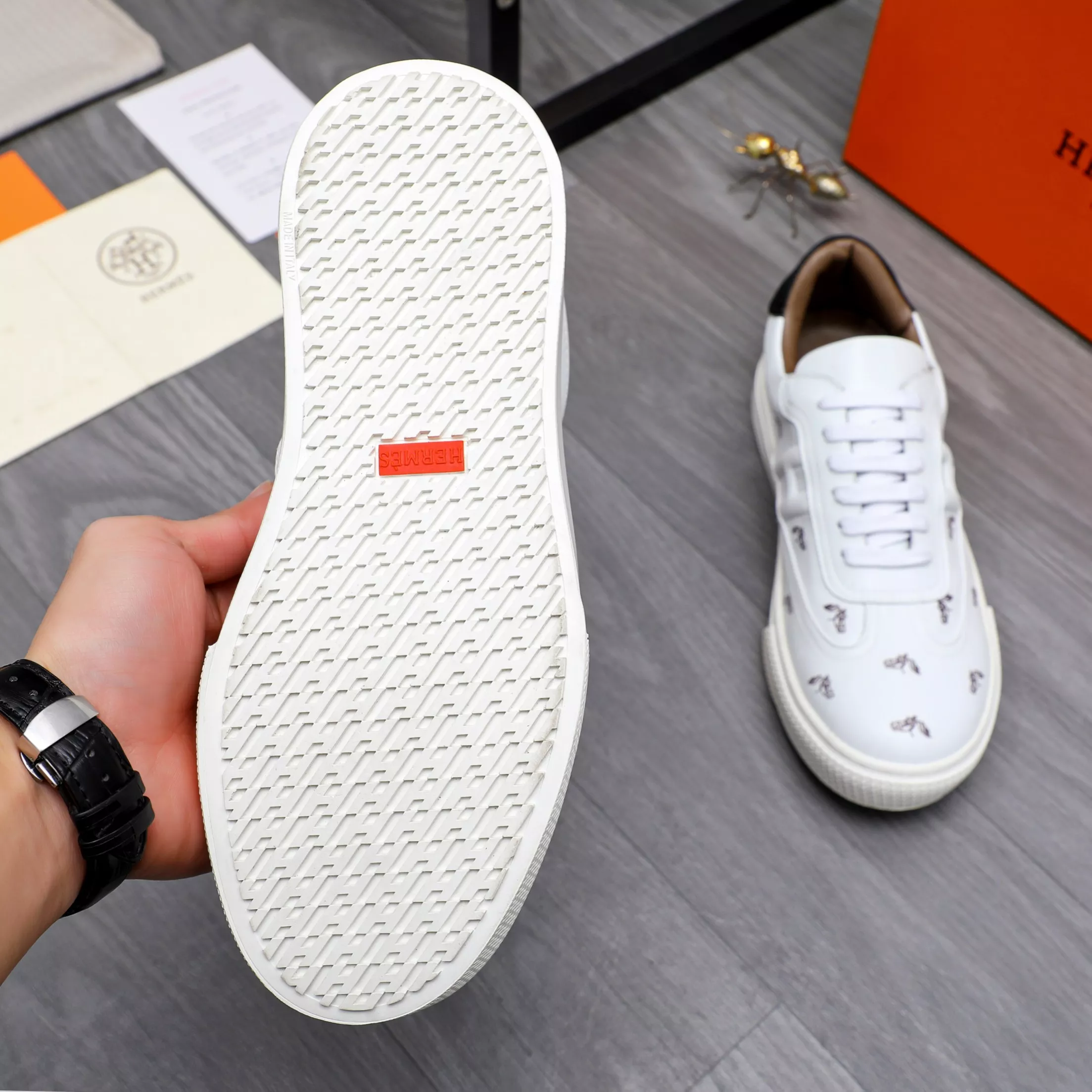 Hermes Casual Shoes For Men Bright 5643