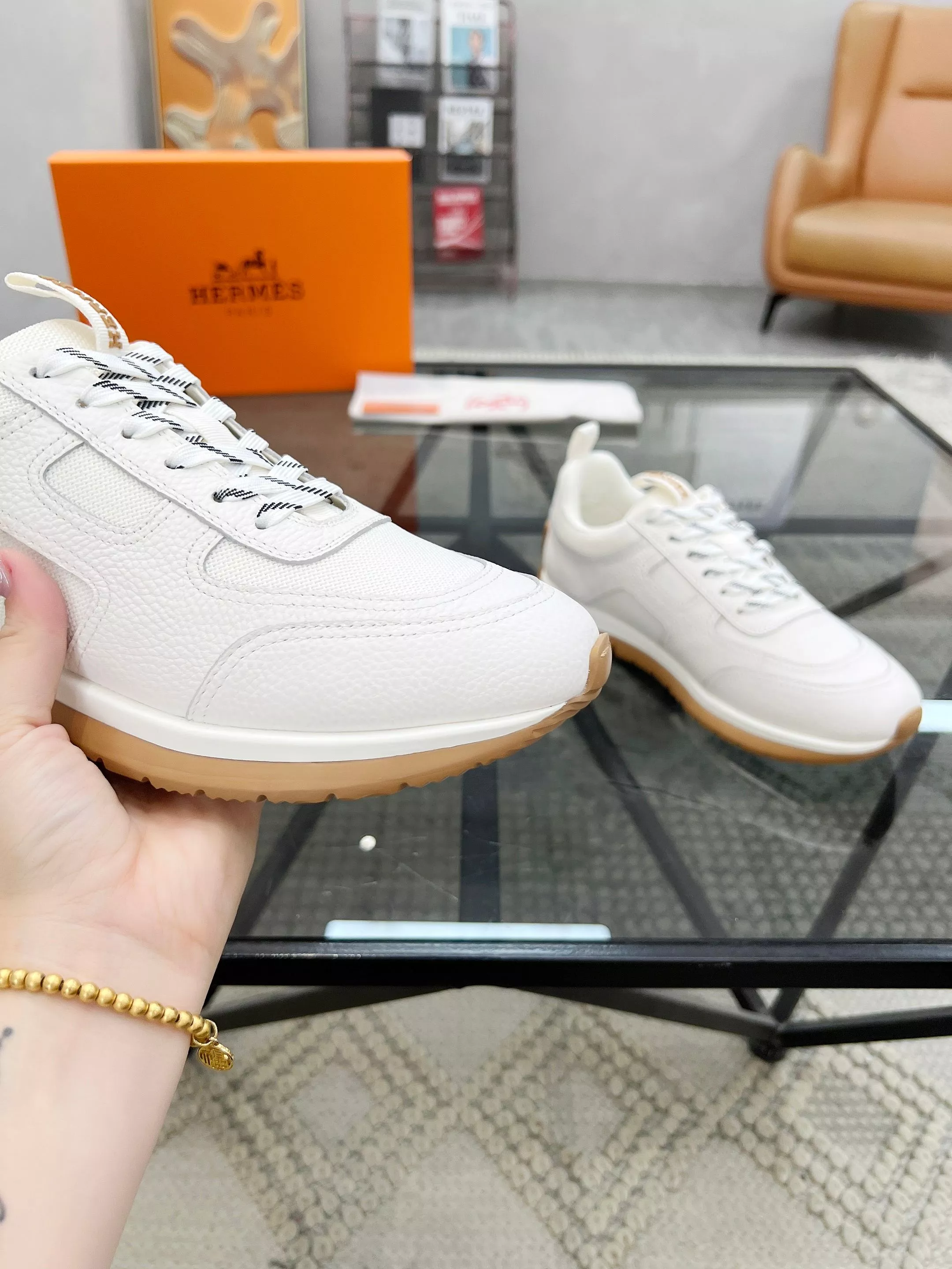 Hermes Casual Shoes For Men Classic 9620