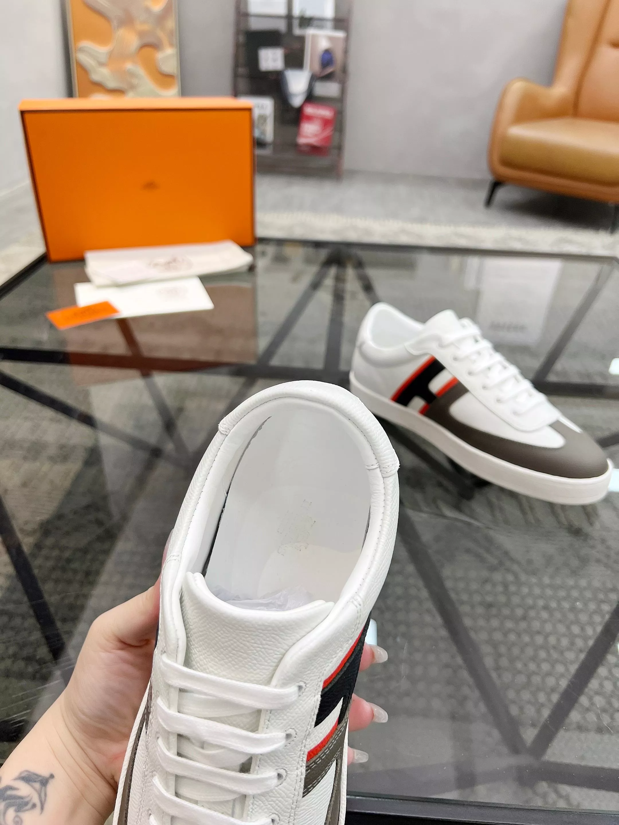Hermes Casual Shoes For Men Comfortable 7100