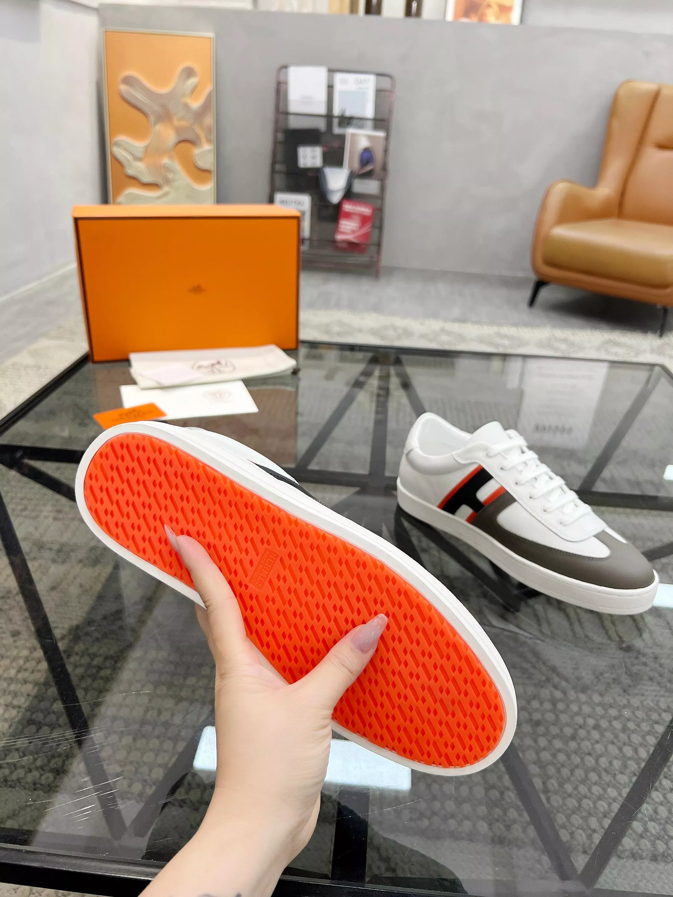 Hermes Casual Shoes For Men Comfortable 7100