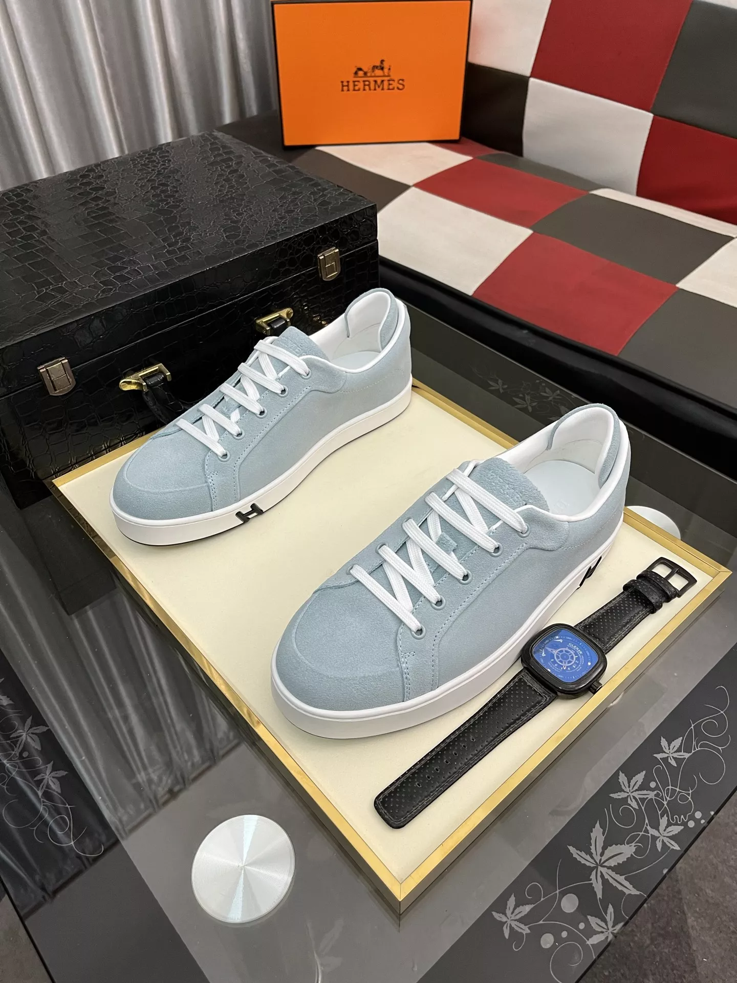 Hermes Casual Shoes For Men Comfortable 8367