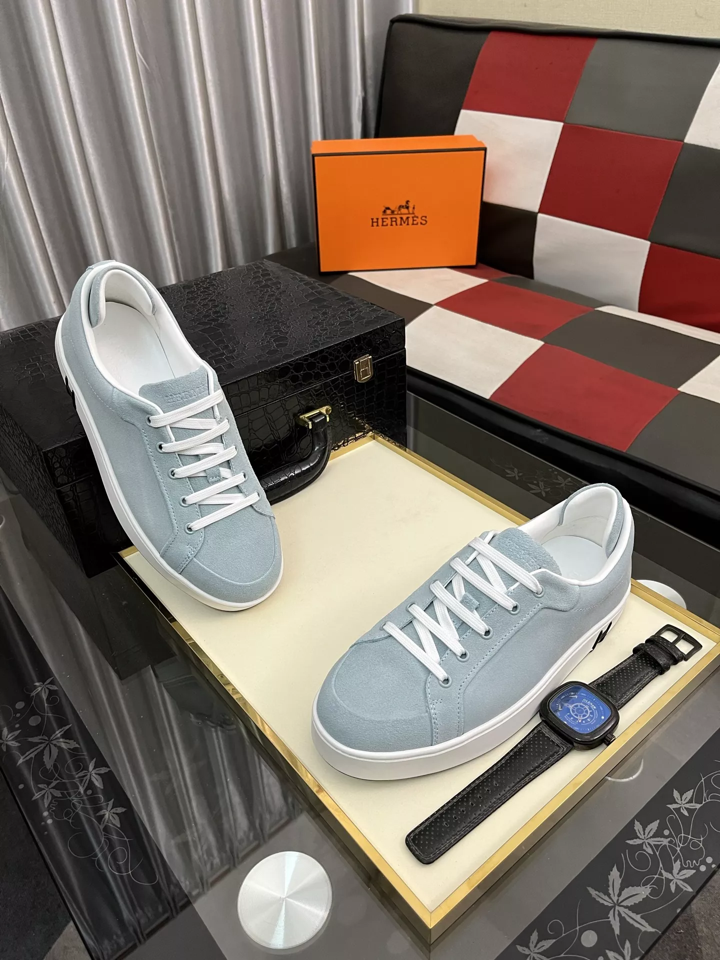 Hermes Casual Shoes For Men Comfortable 8367