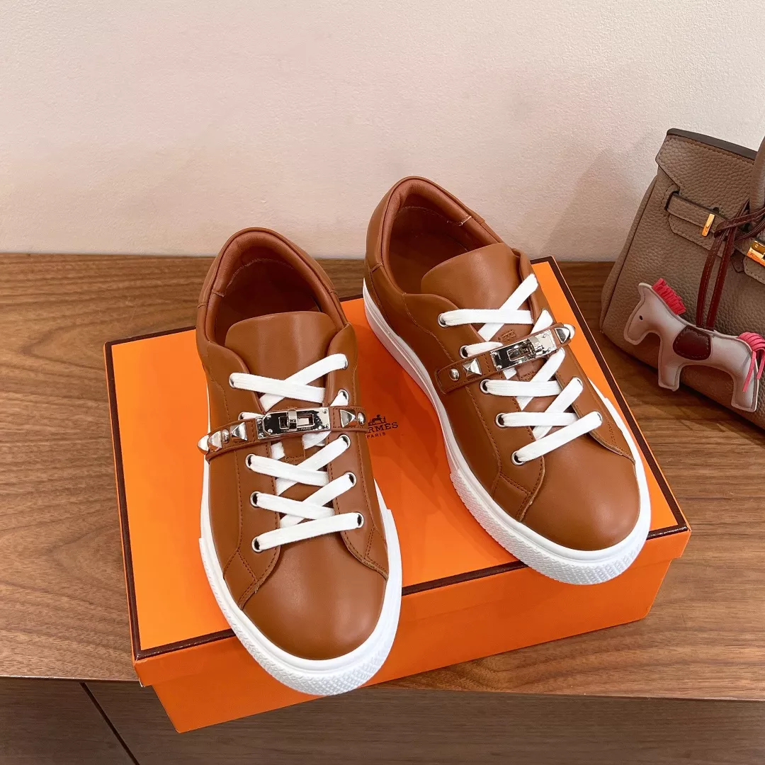 Hermes Casual Shoes For Men Compact 9600