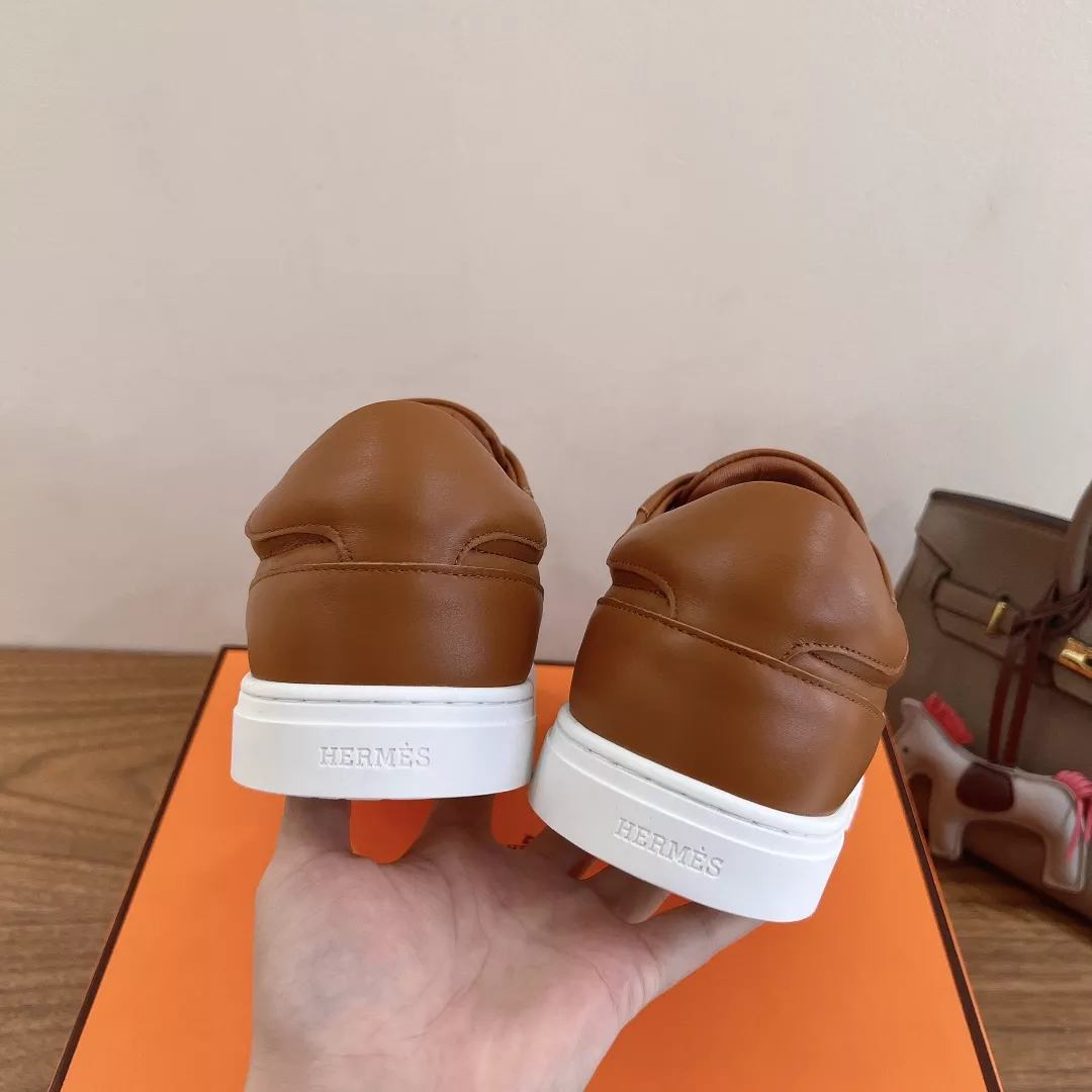 Hermes Casual Shoes For Men Compact 9600