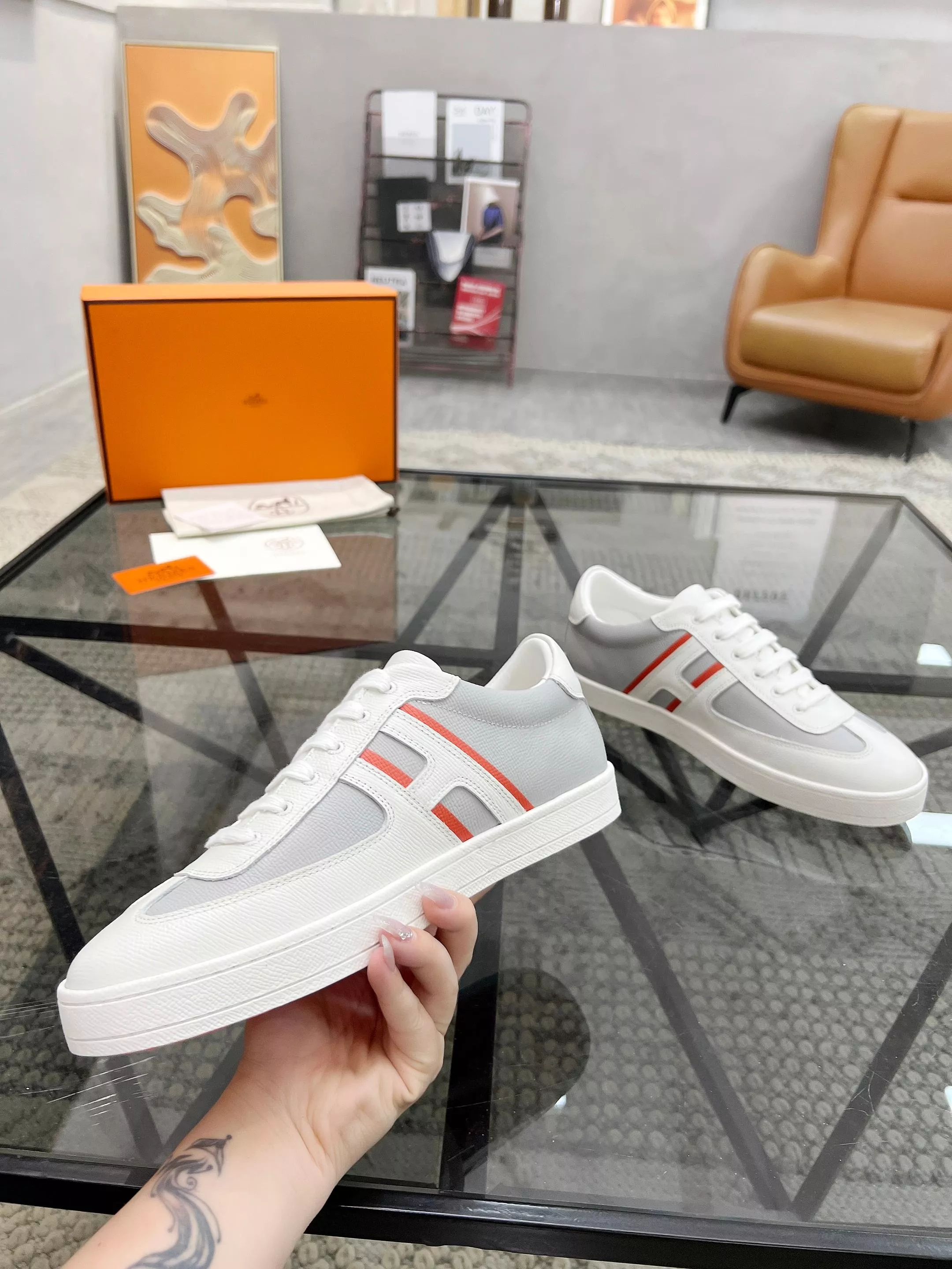 Hermes Casual Shoes For Men Cozy 9585