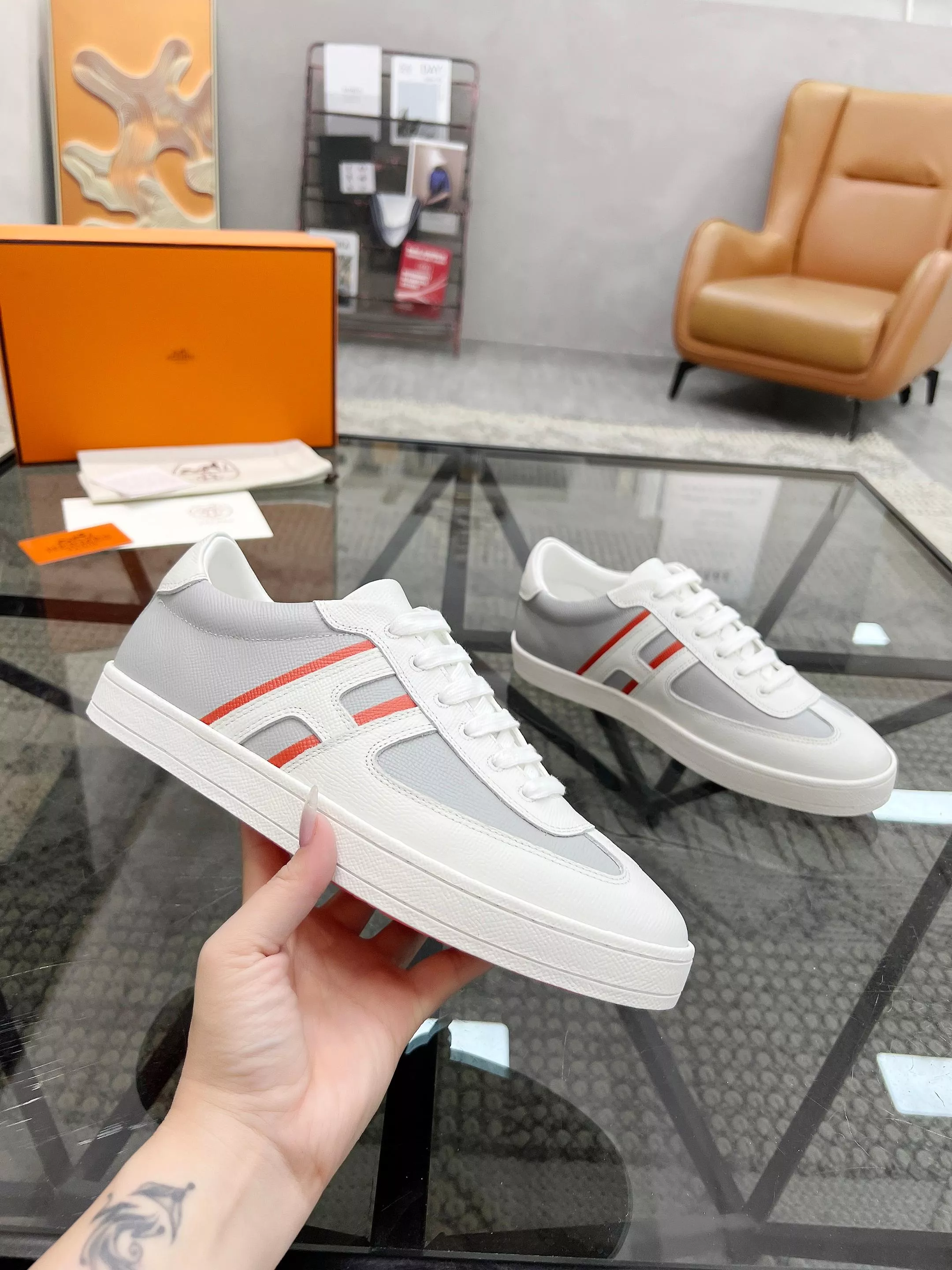 Hermes Casual Shoes For Men Cozy 9585