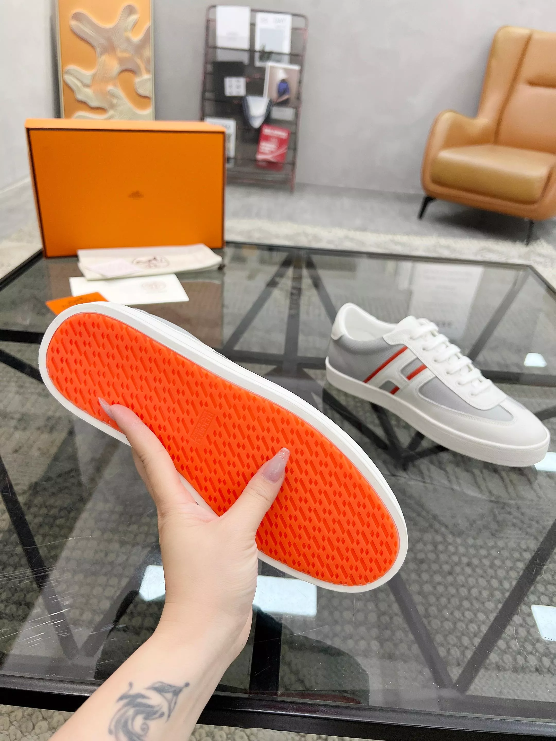 Hermes Casual Shoes For Men Cozy 9585
