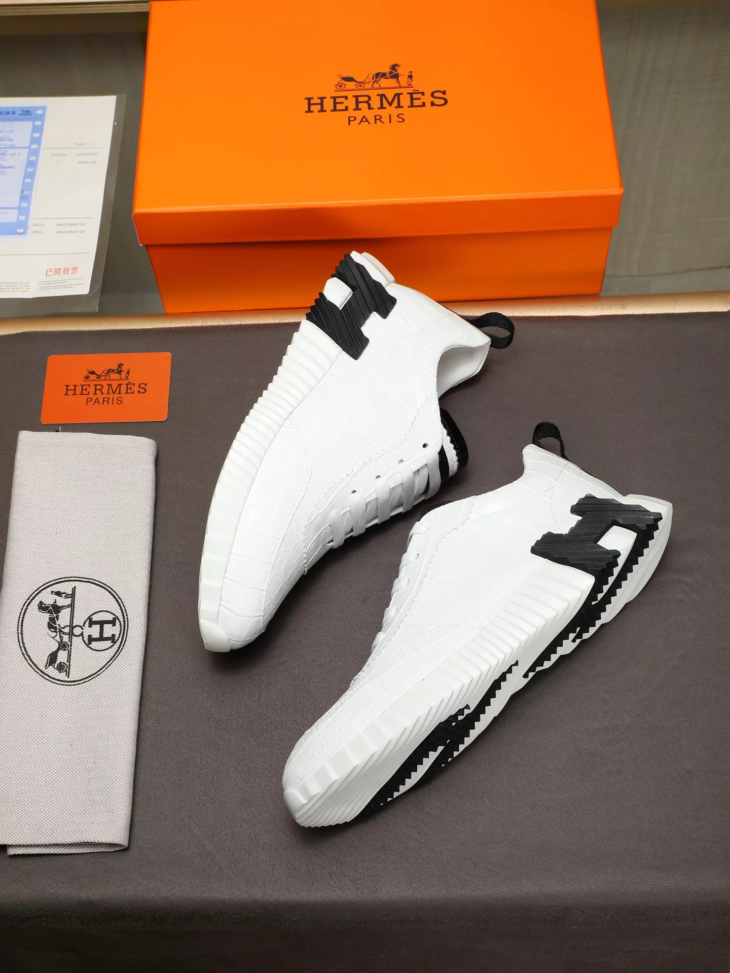 Hermes Casual Shoes For Men Durable 4662
