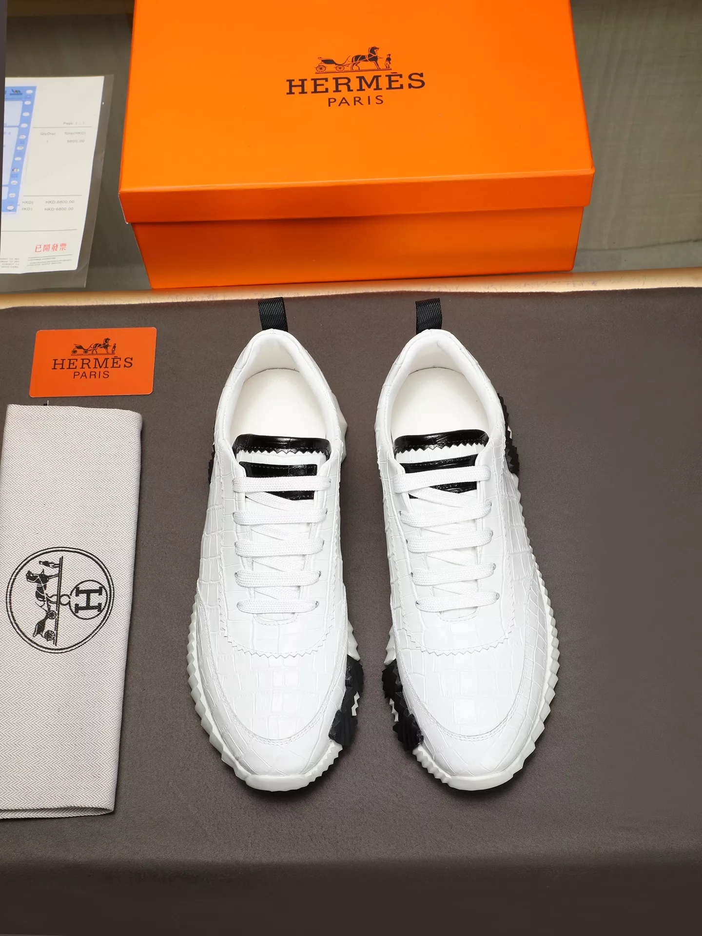 Hermes Casual Shoes For Men Durable 4662