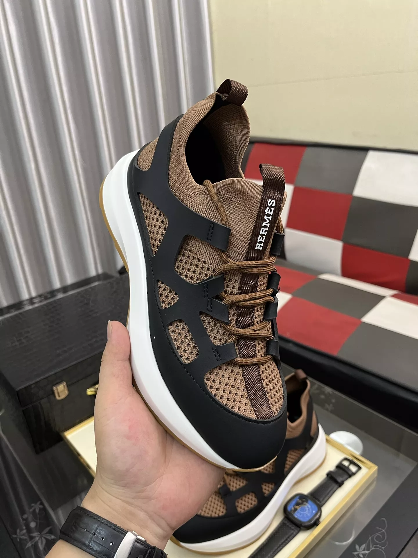 Hermes Casual Shoes For Men Elegant 3953