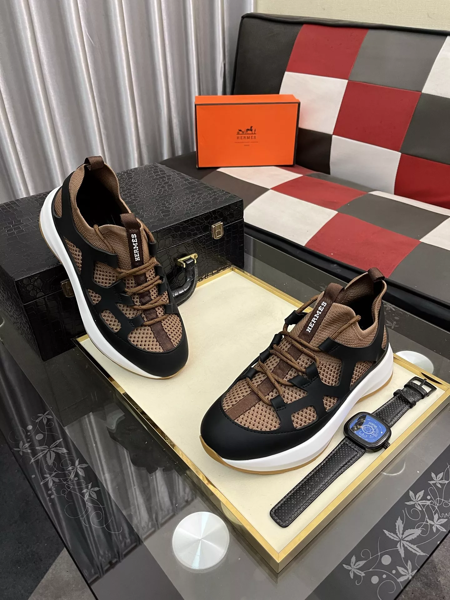 Hermes Casual Shoes For Men Elegant 3953
