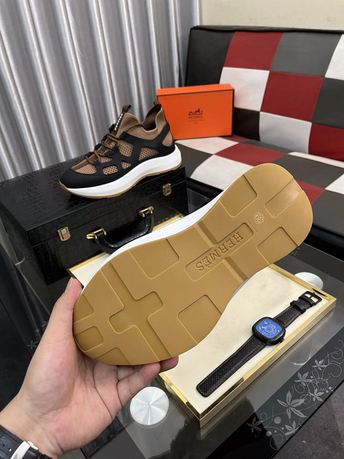 Hermes Casual Shoes For Men Elegant 3953