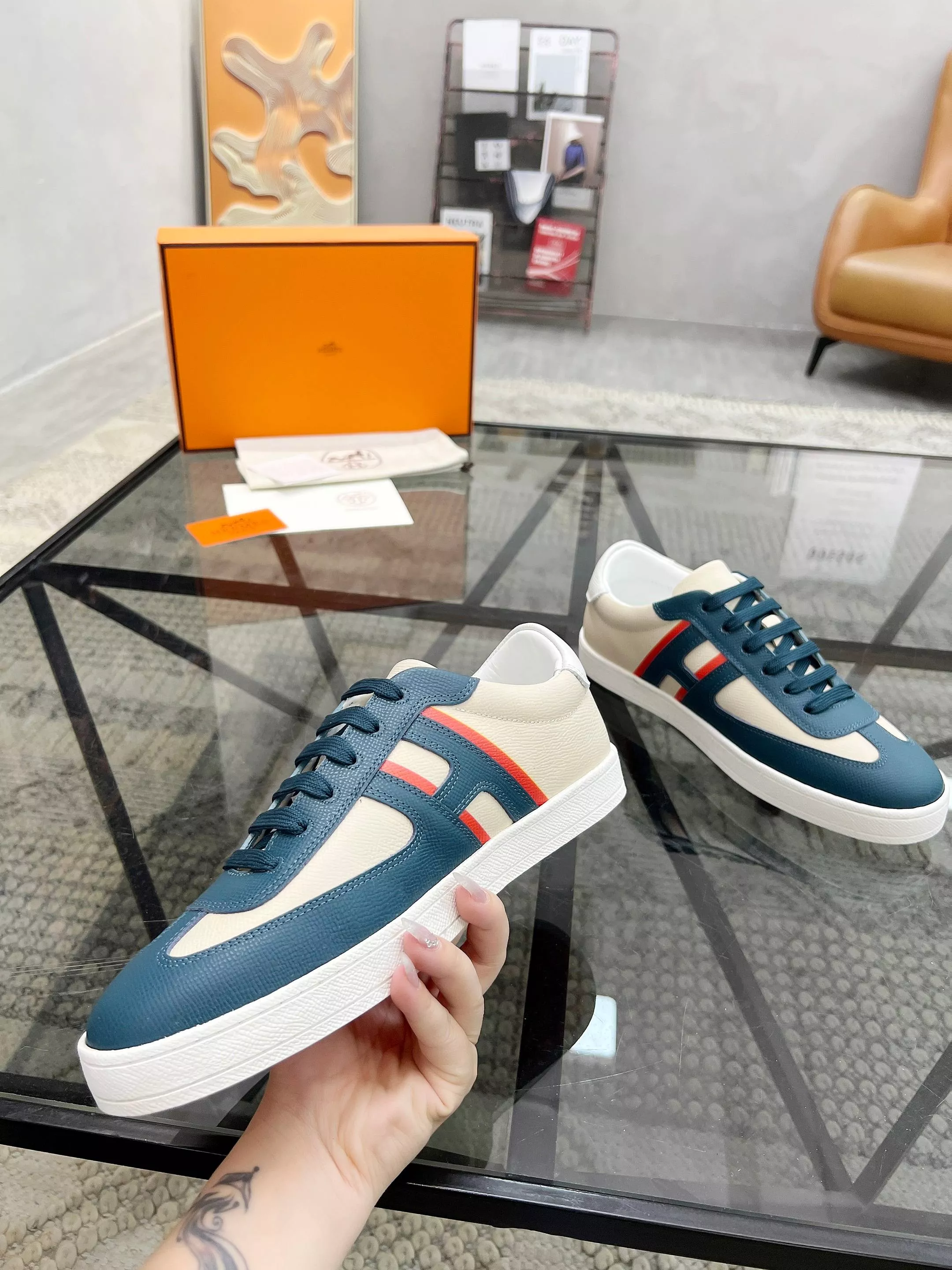 Hermes Casual Shoes For Men Fashionable 402