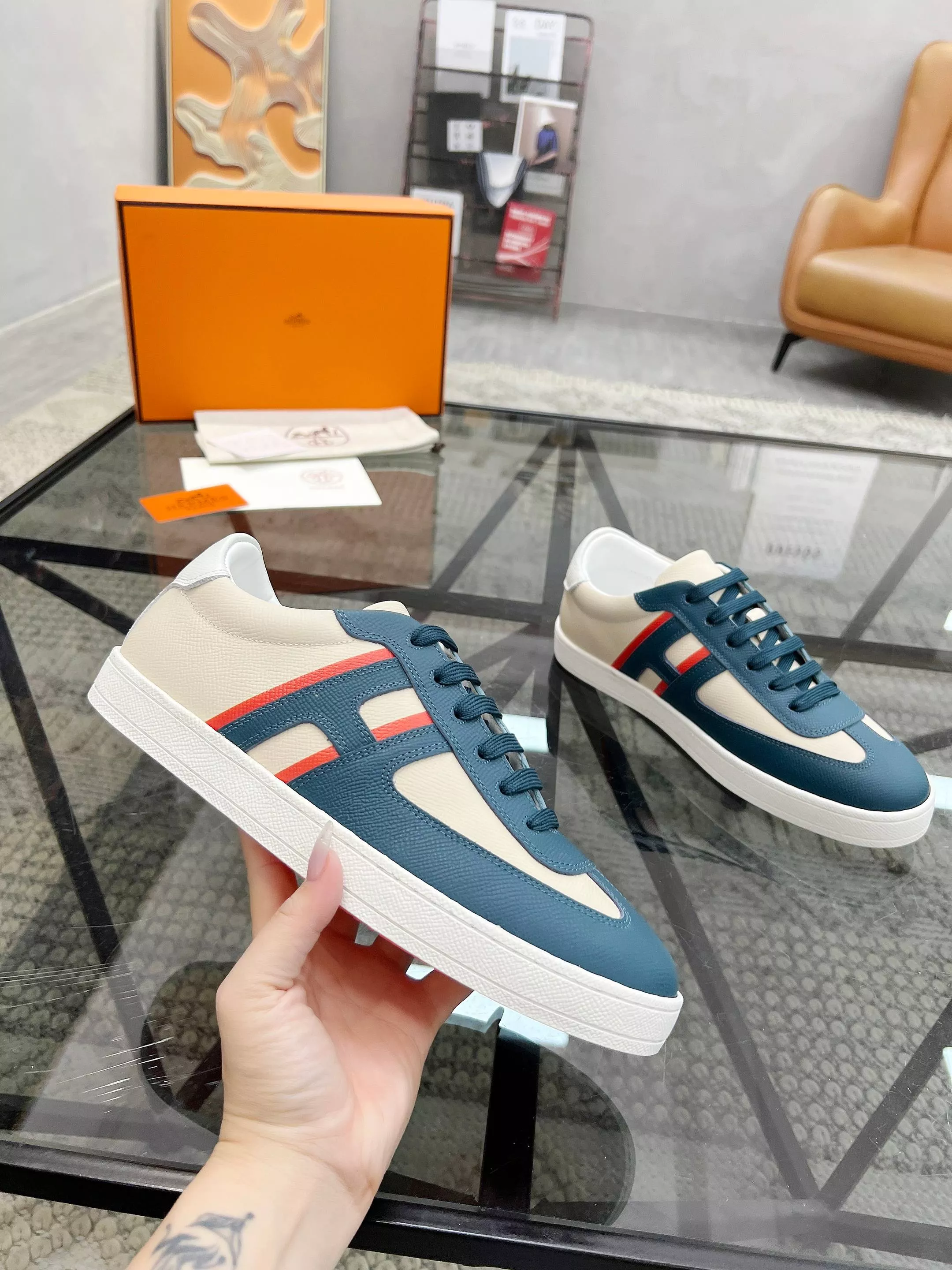 Hermes Casual Shoes For Men Fashionable 402