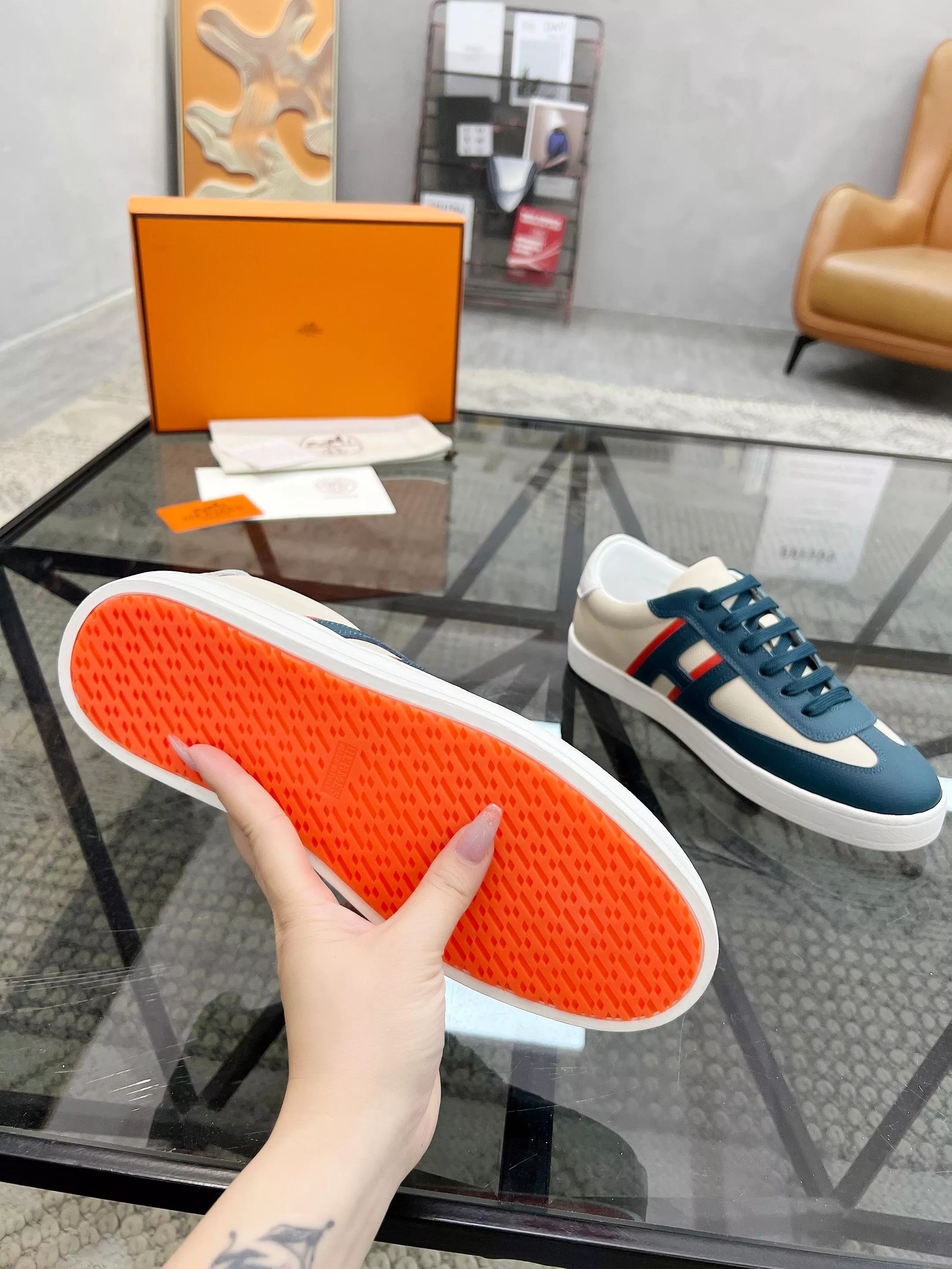 Hermes Casual Shoes For Men Fashionable 402