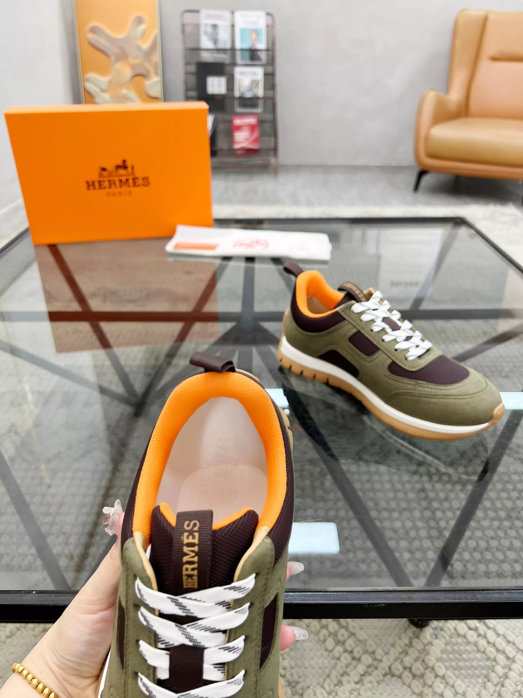 Hermes Casual Shoes For Men Fashionable 8400
