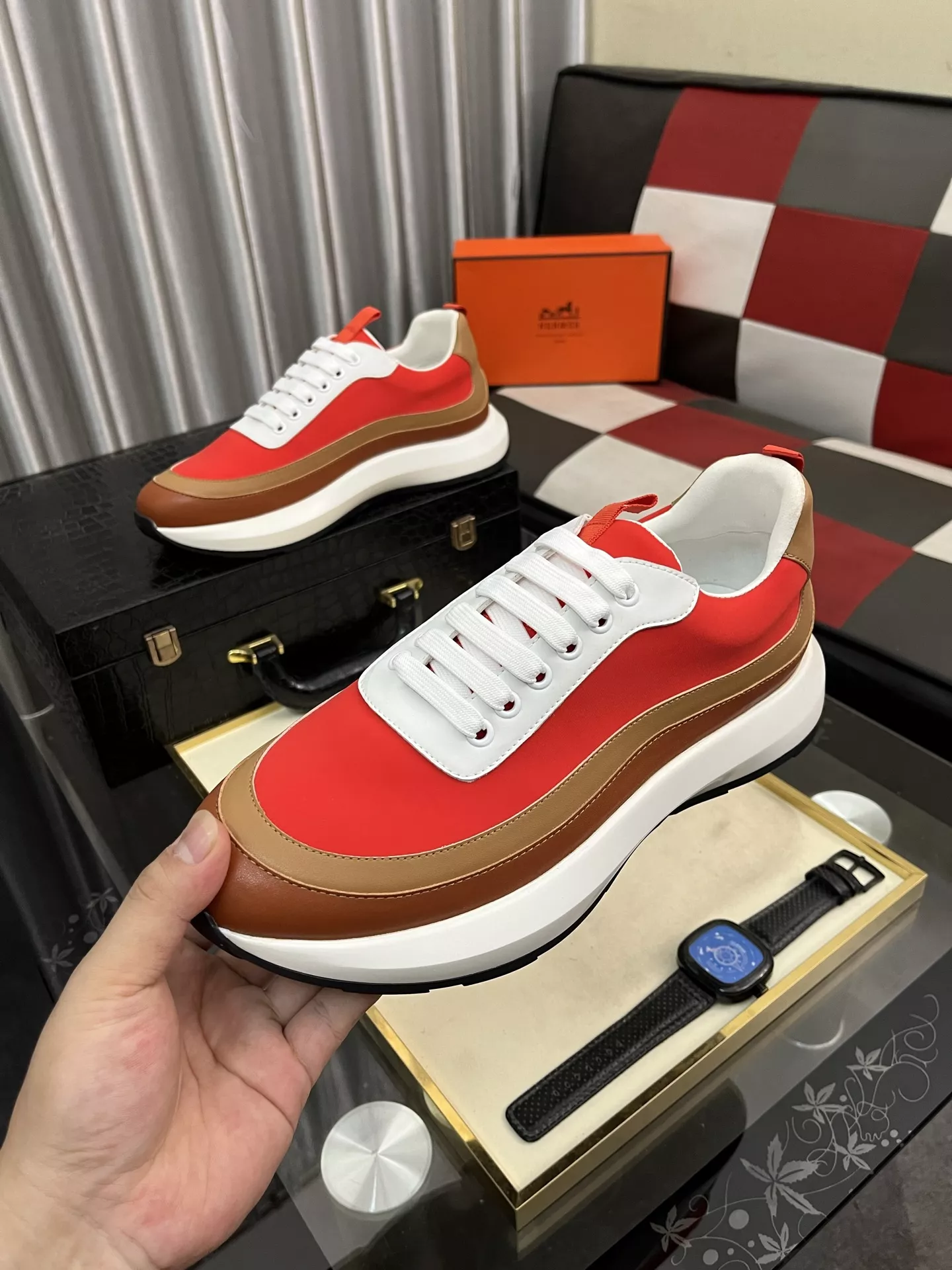 Hermes Casual Shoes For Men Fashionable 9708