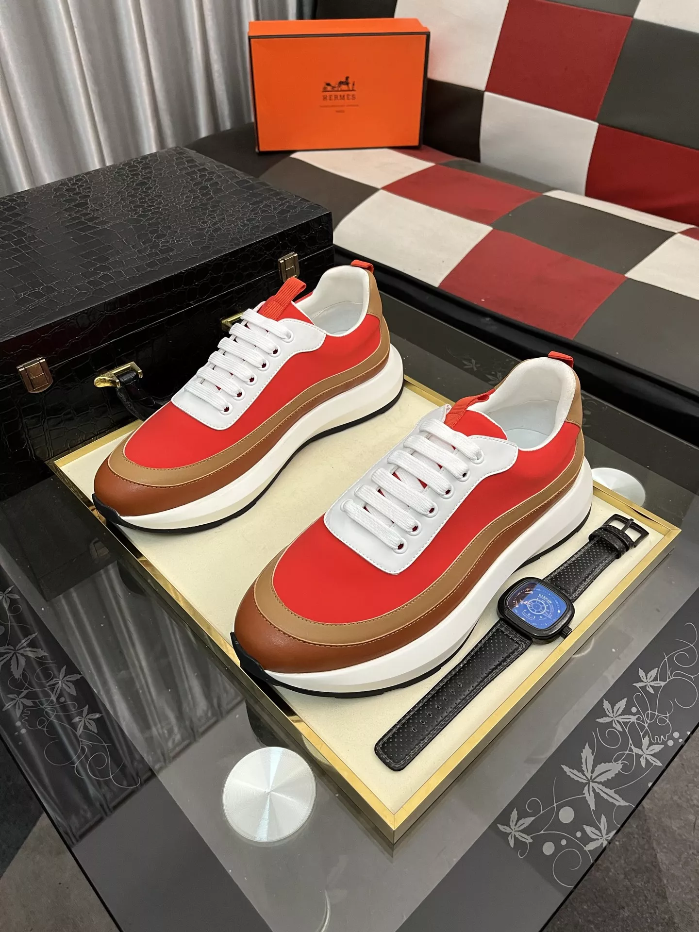 Hermes Casual Shoes For Men Fashionable 9708