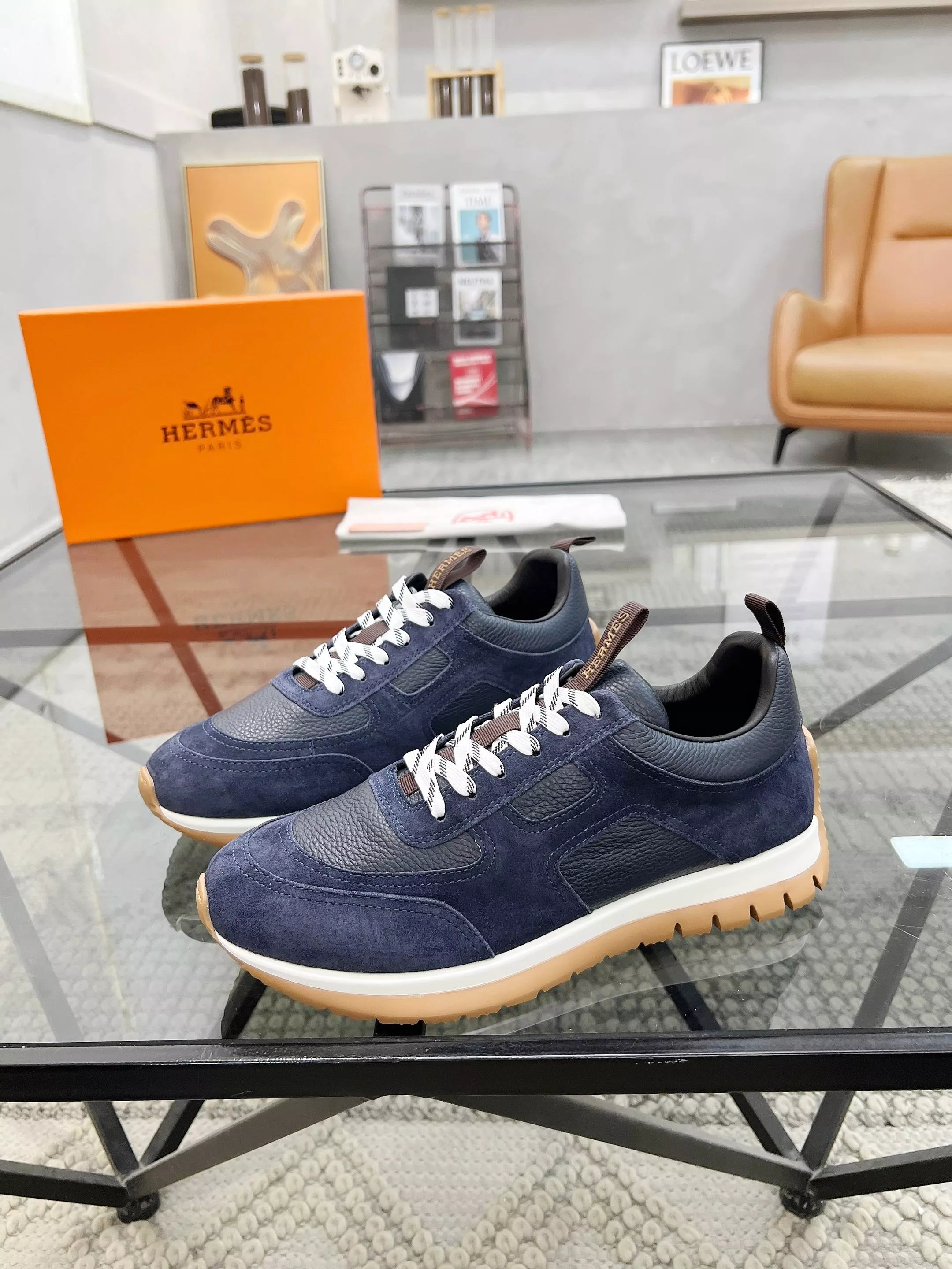 Hermes Casual Shoes For Men Flexible 3546