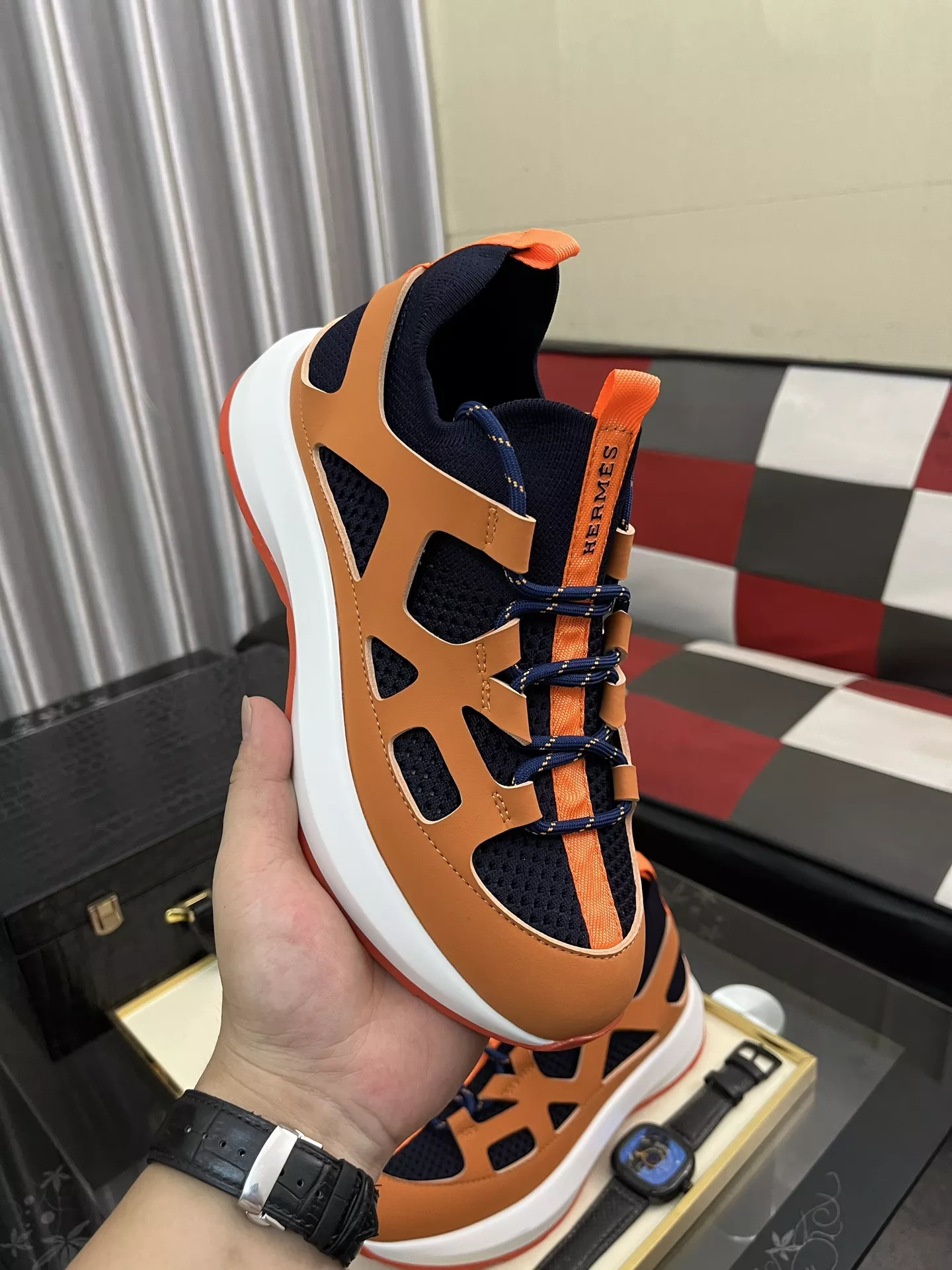 Hermes Casual Shoes For Men Flexible 3595