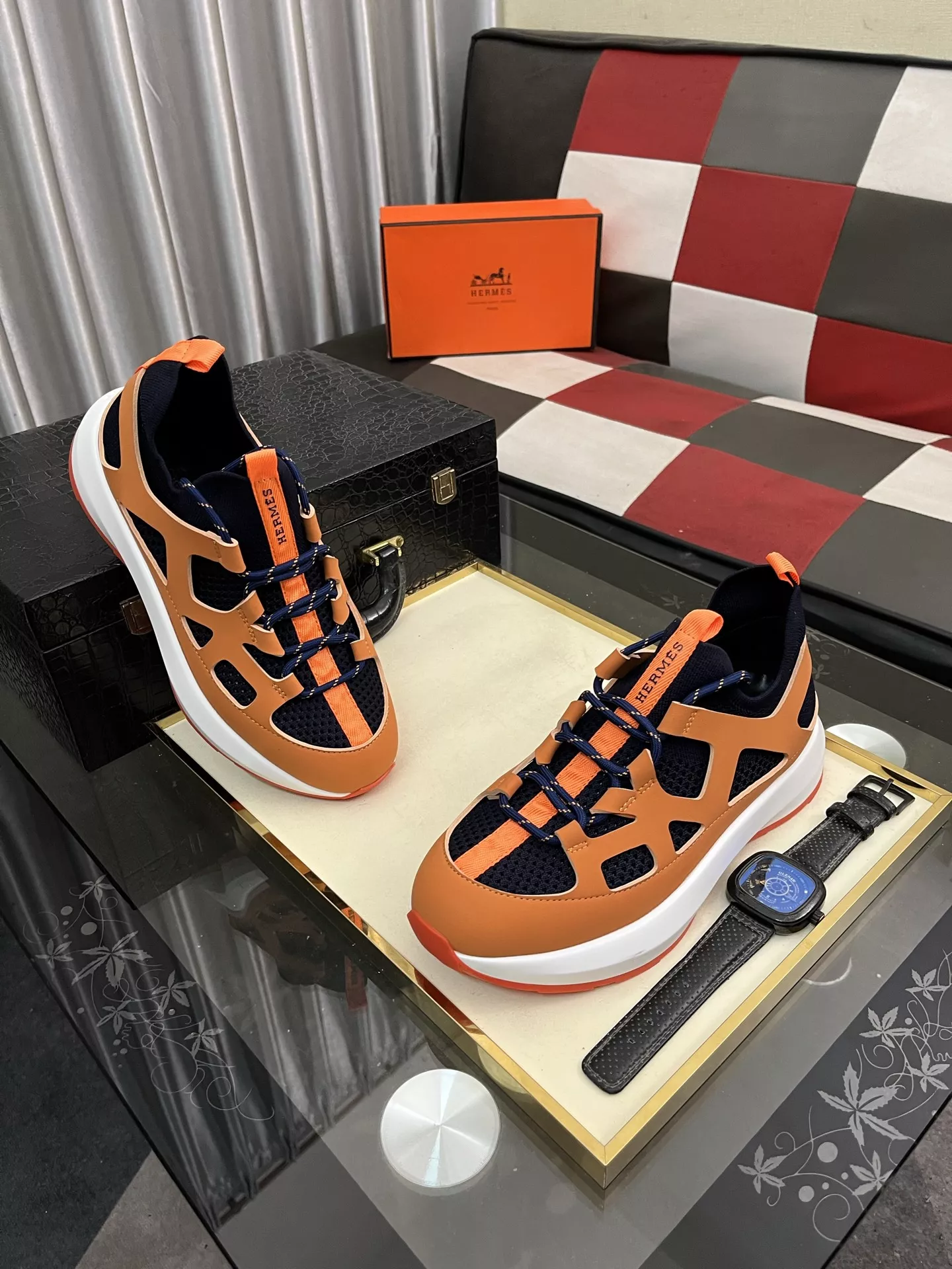 Hermes Casual Shoes For Men Flexible 3595