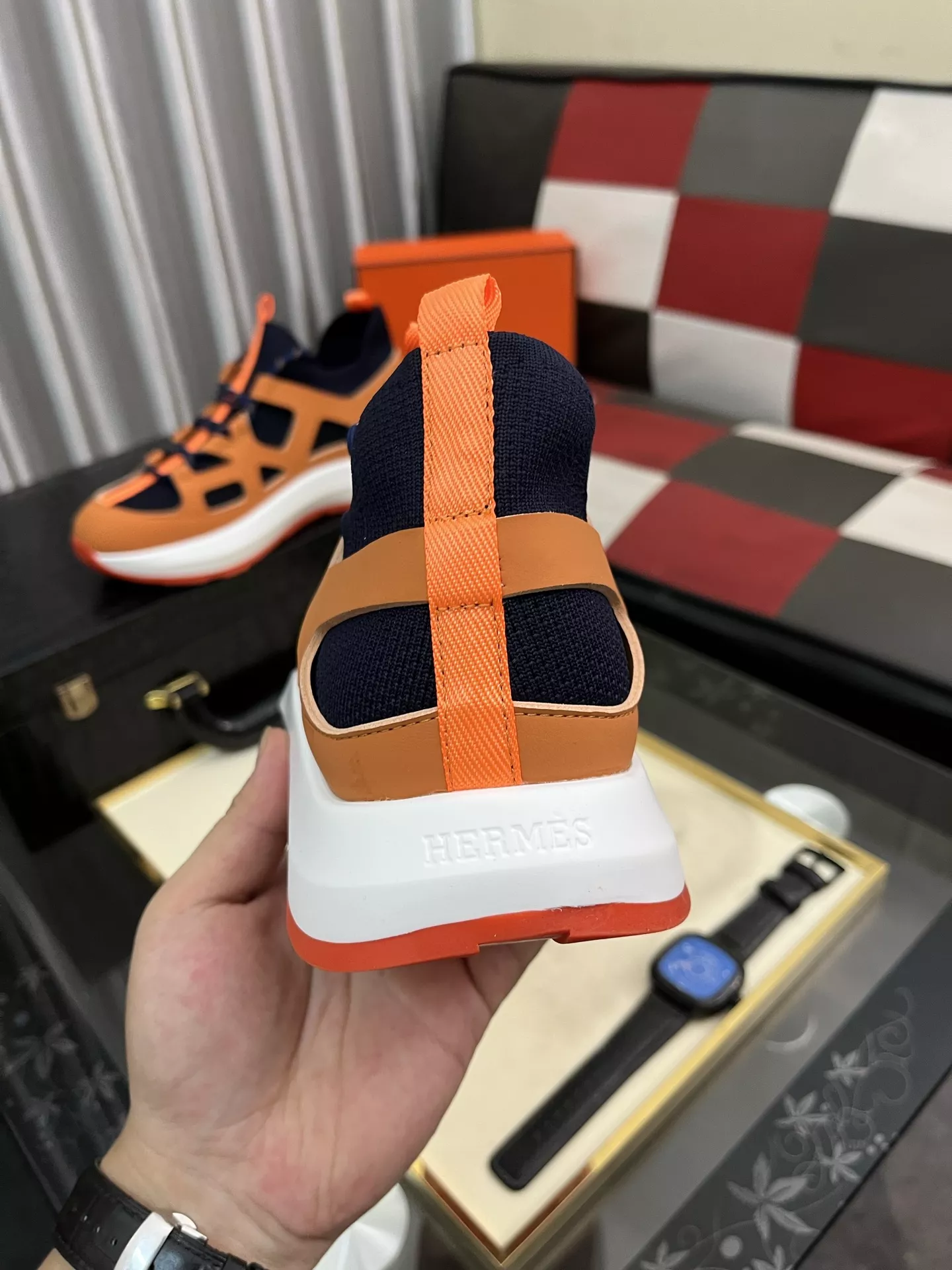 Hermes Casual Shoes For Men Flexible 3595