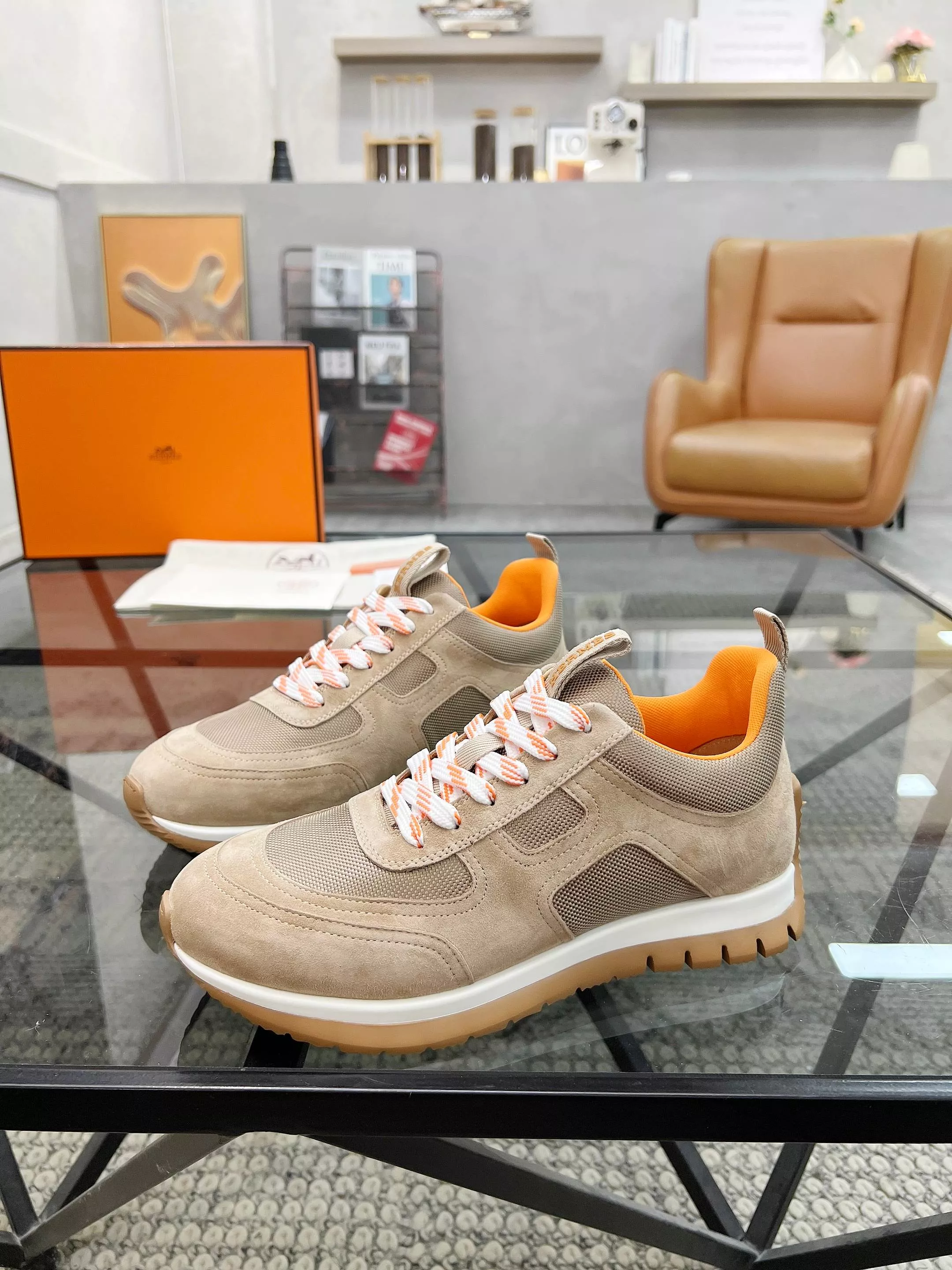Hermes Casual Shoes For Men Functional 6007