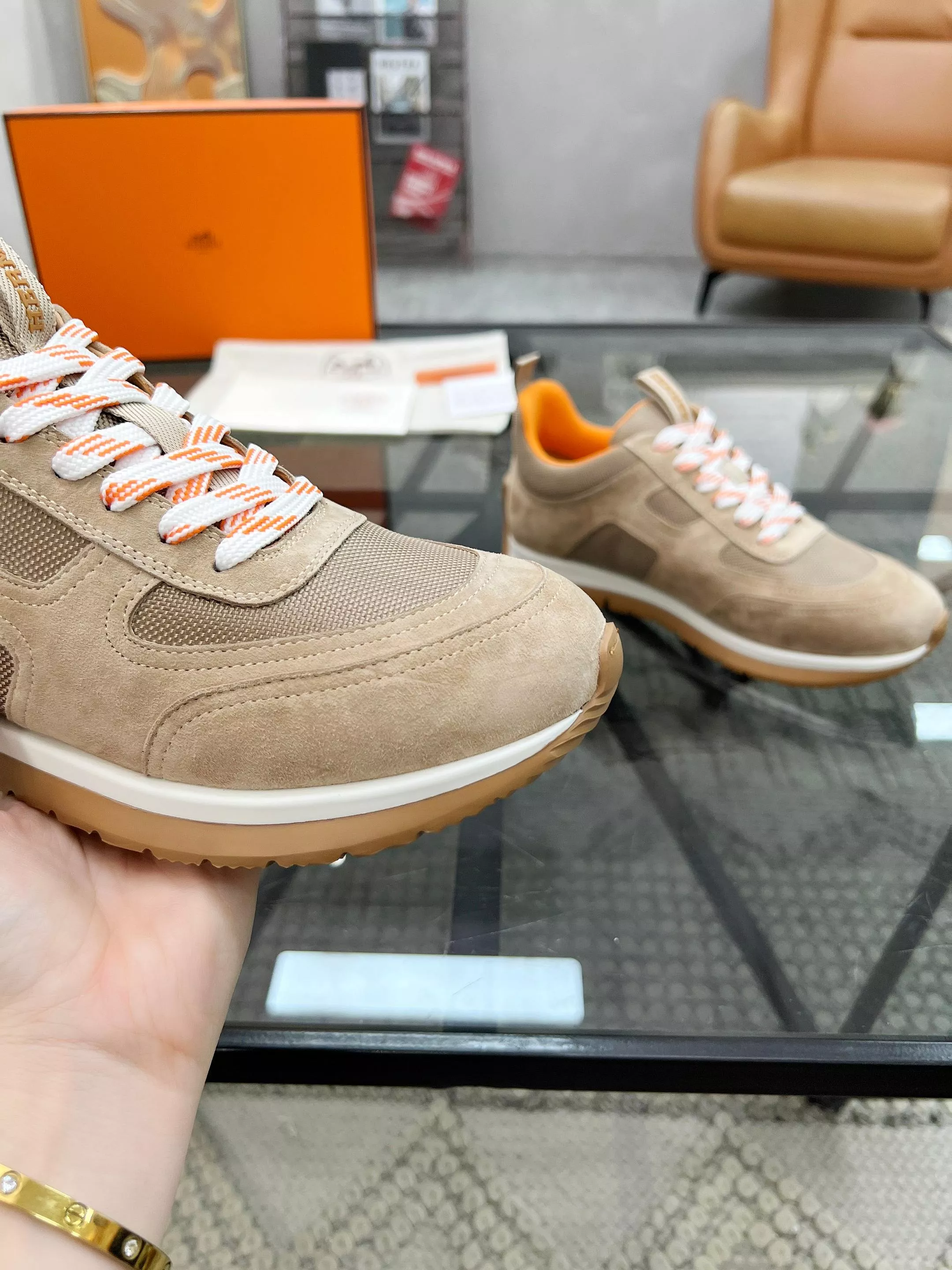 Hermes Casual Shoes For Men Functional 6007