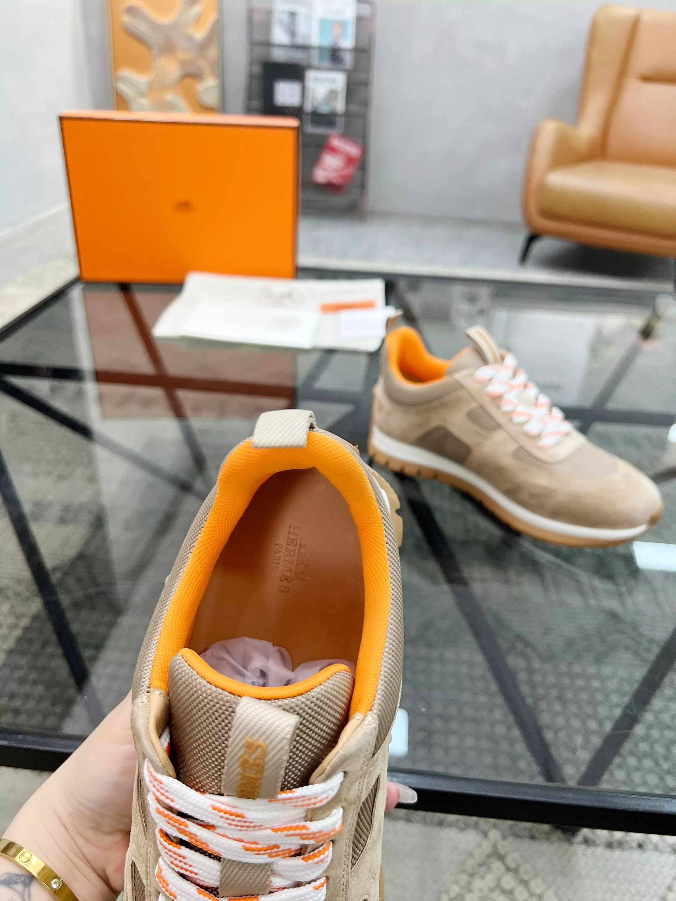 Hermes Casual Shoes For Men Functional 6007