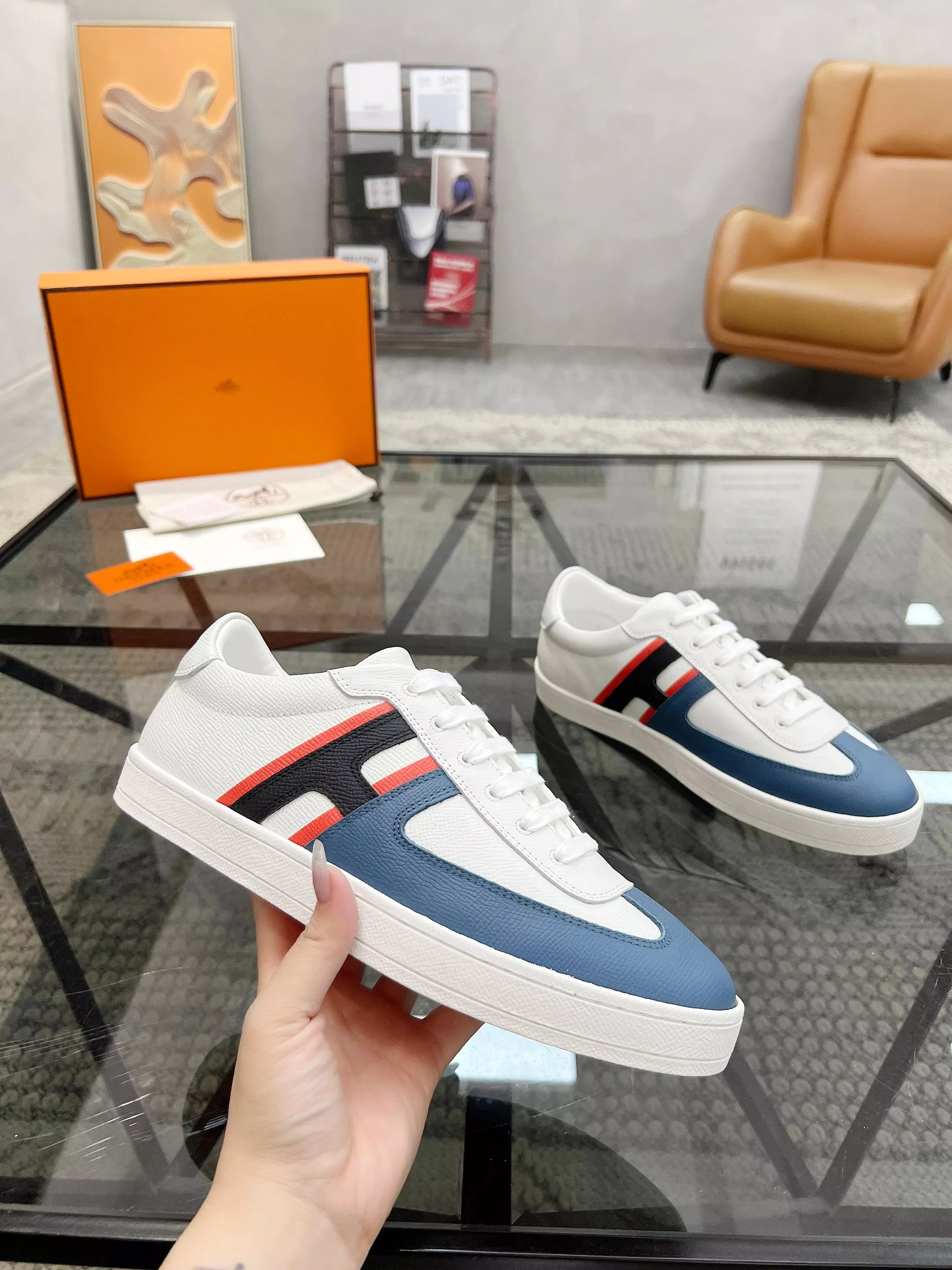 Hermes Casual Shoes For Men Lightweight 2796