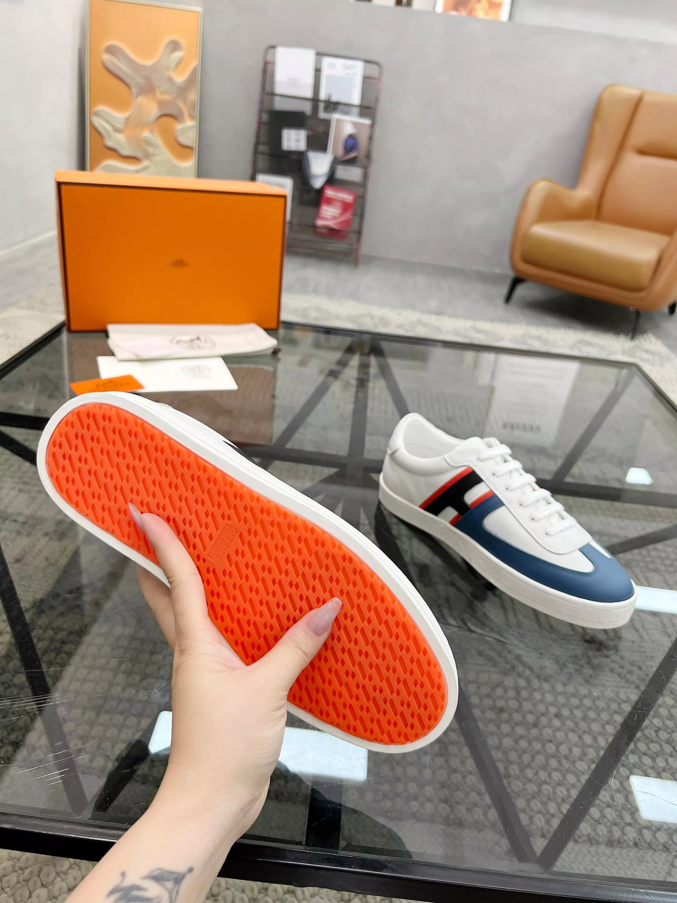 Hermes Casual Shoes For Men Lightweight 2796