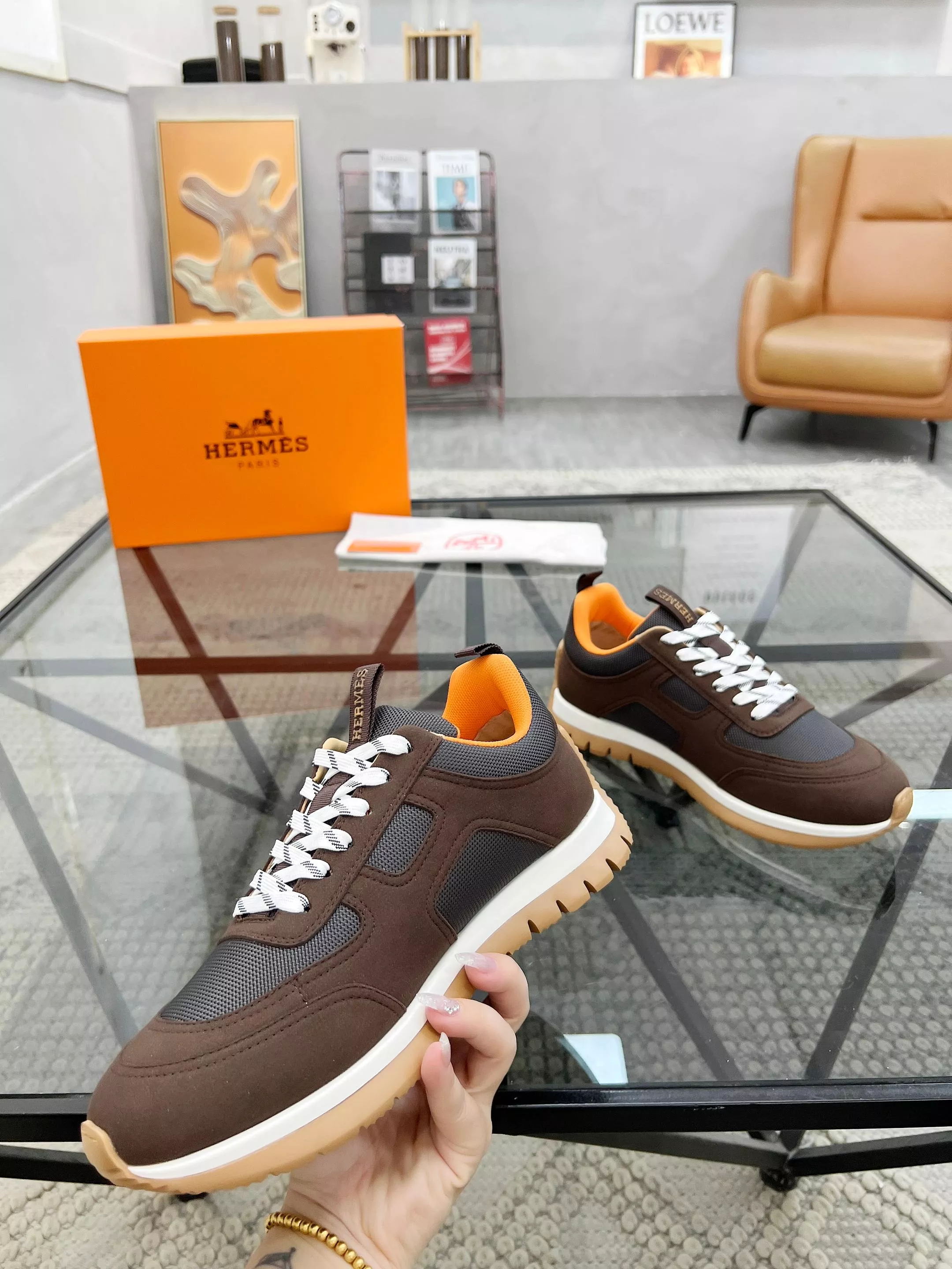 Hermes Casual Shoes For Men Minimalist 2186