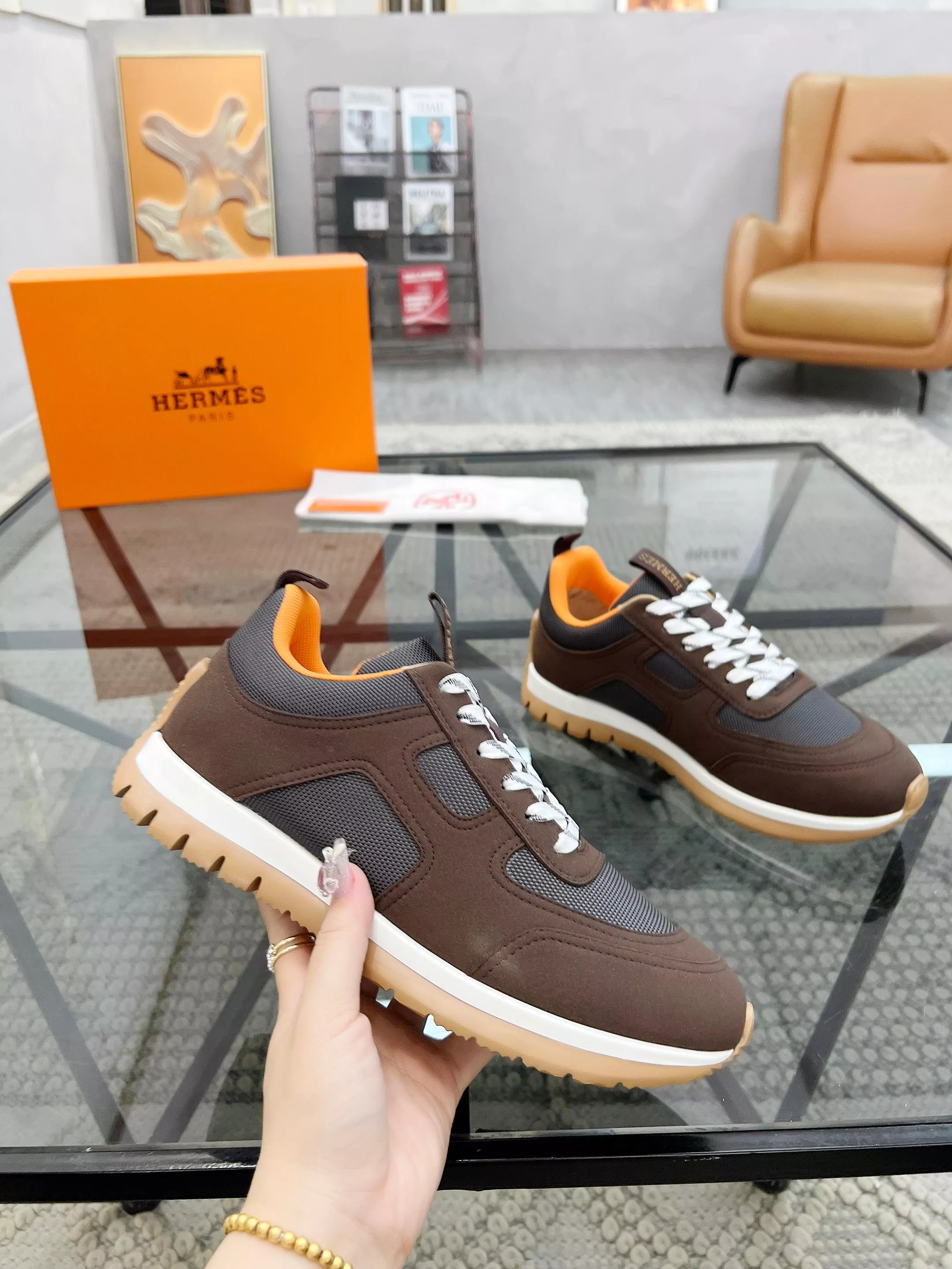 Hermes Casual Shoes For Men Minimalist 2186