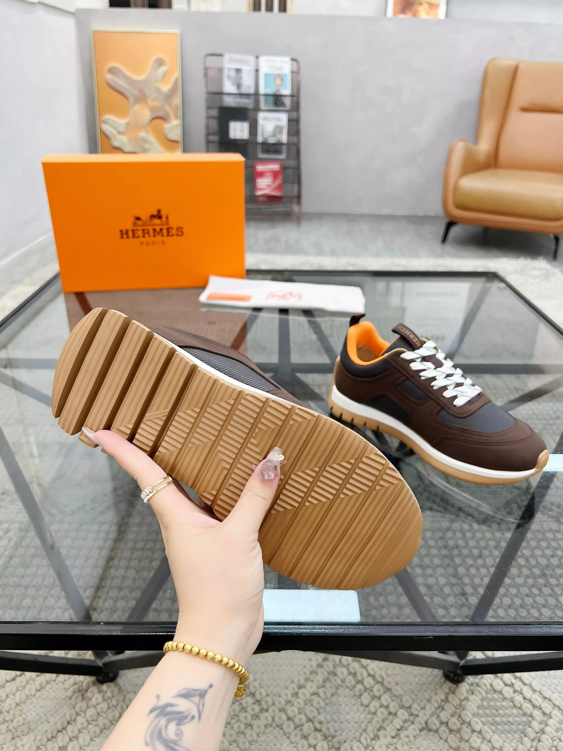 Hermes Casual Shoes For Men Minimalist 2186