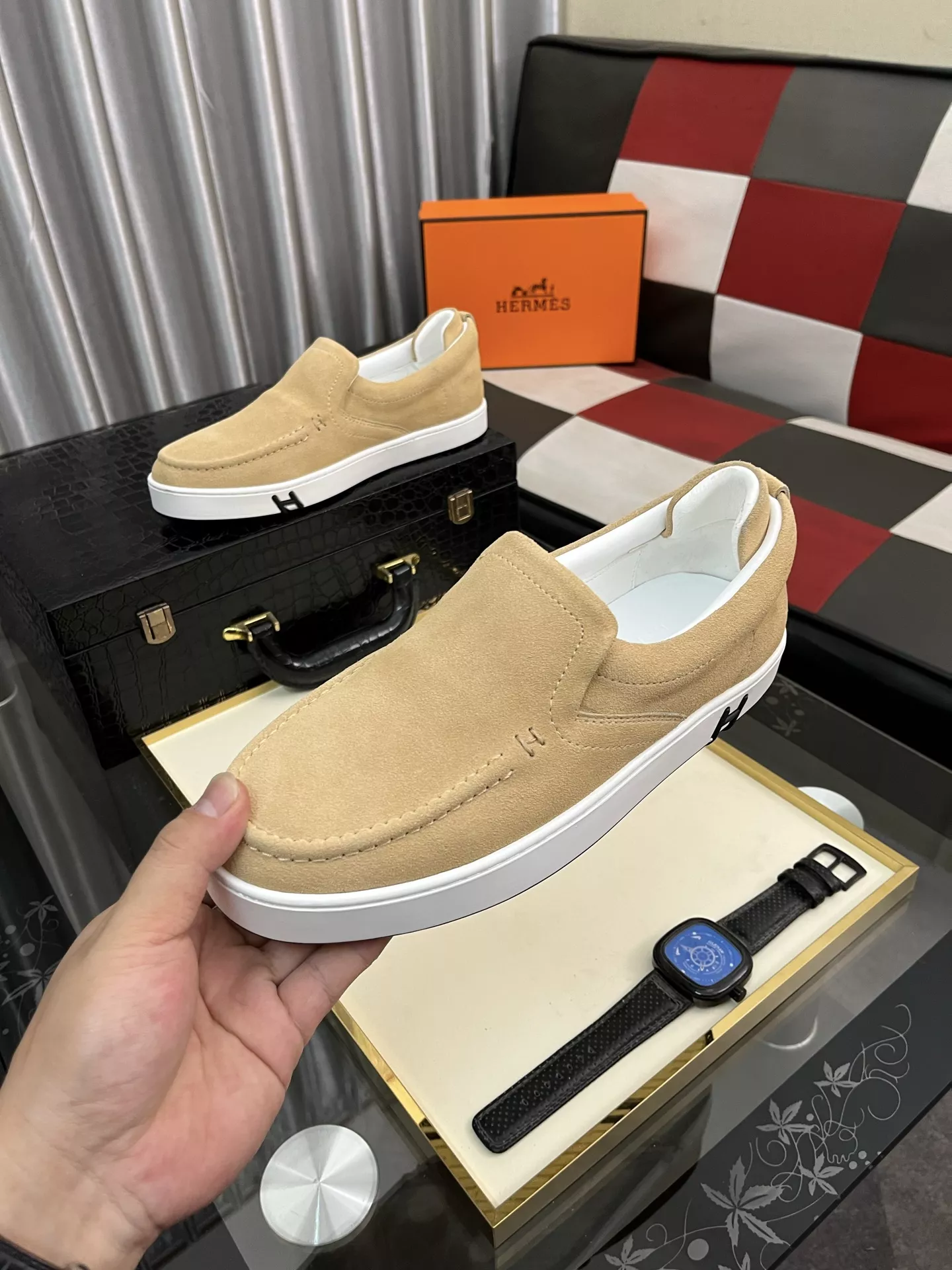 Hermes Casual Shoes For Men Popular 1471