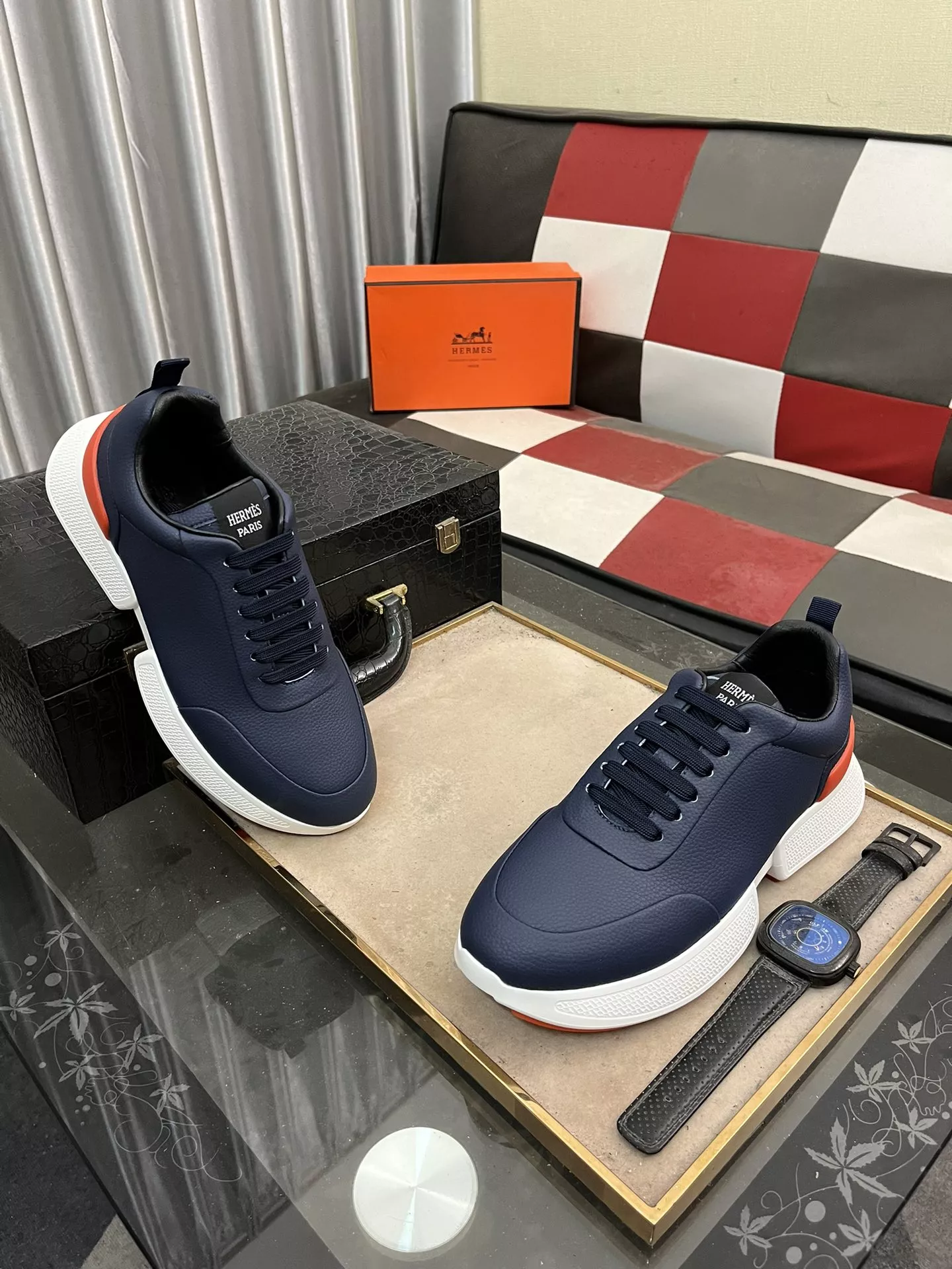 Hermes Casual Shoes For Men Practical 7014