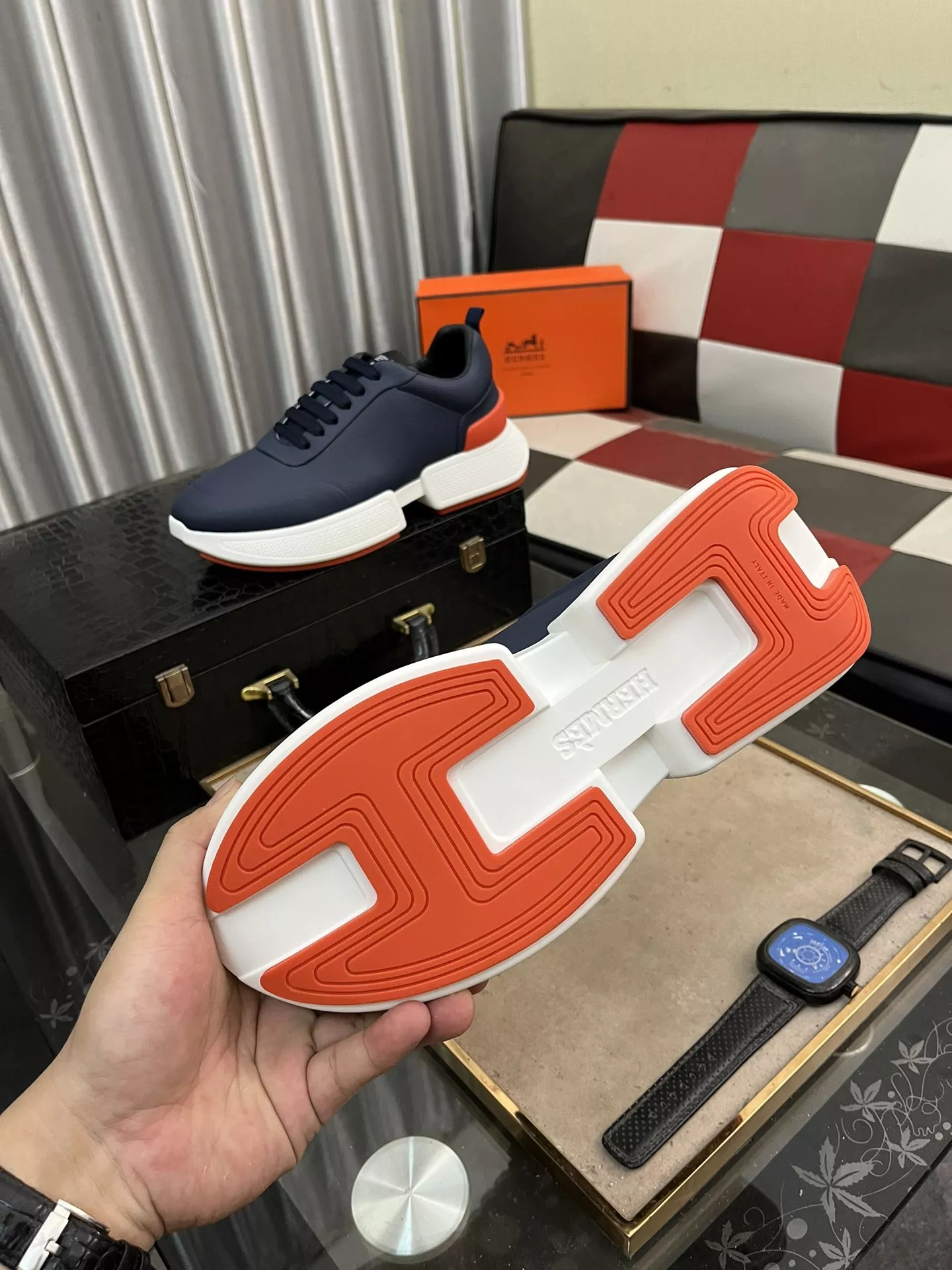Hermes Casual Shoes For Men Practical 7014