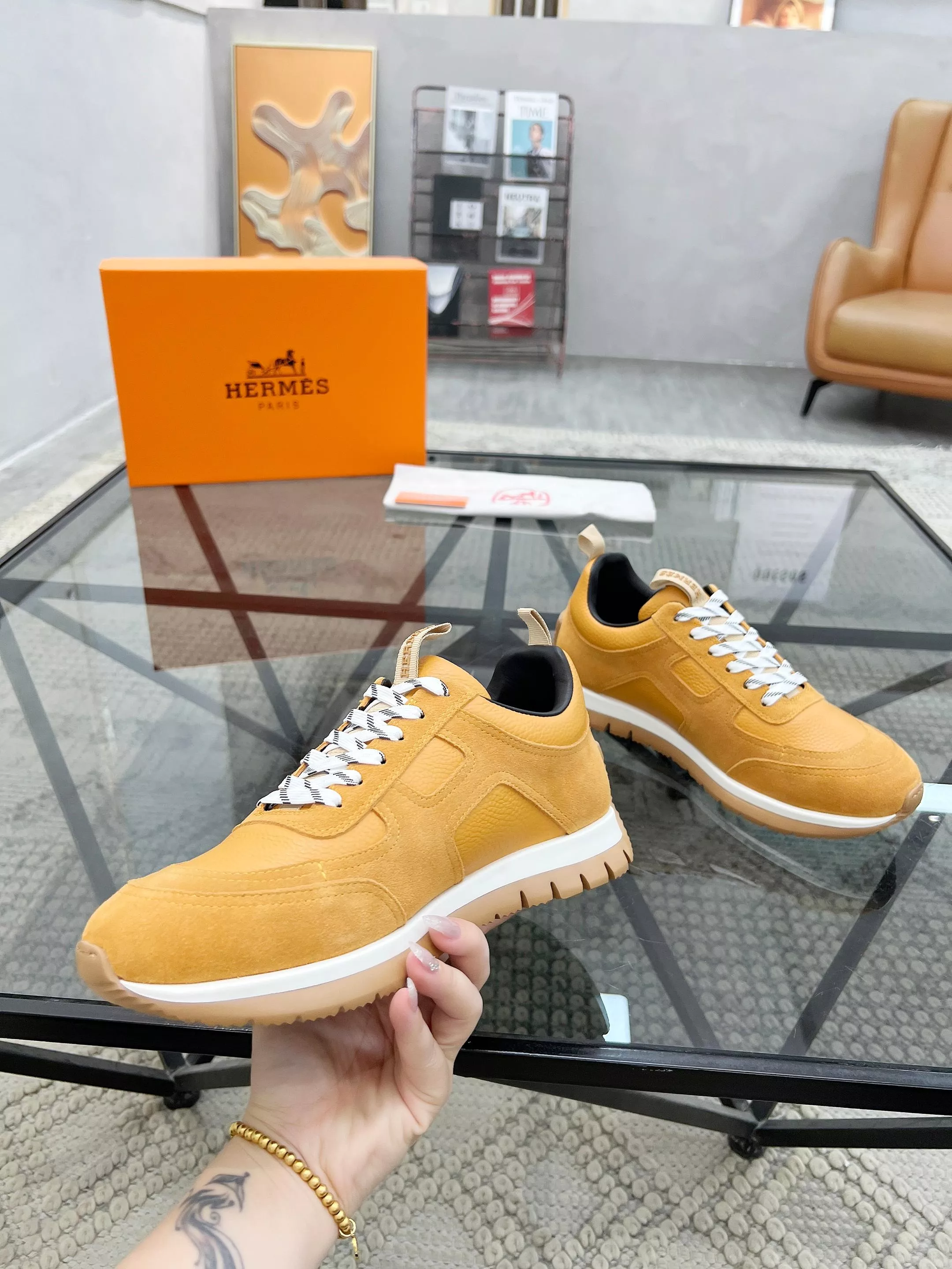 Hermes Casual Shoes For Men Refined 8567