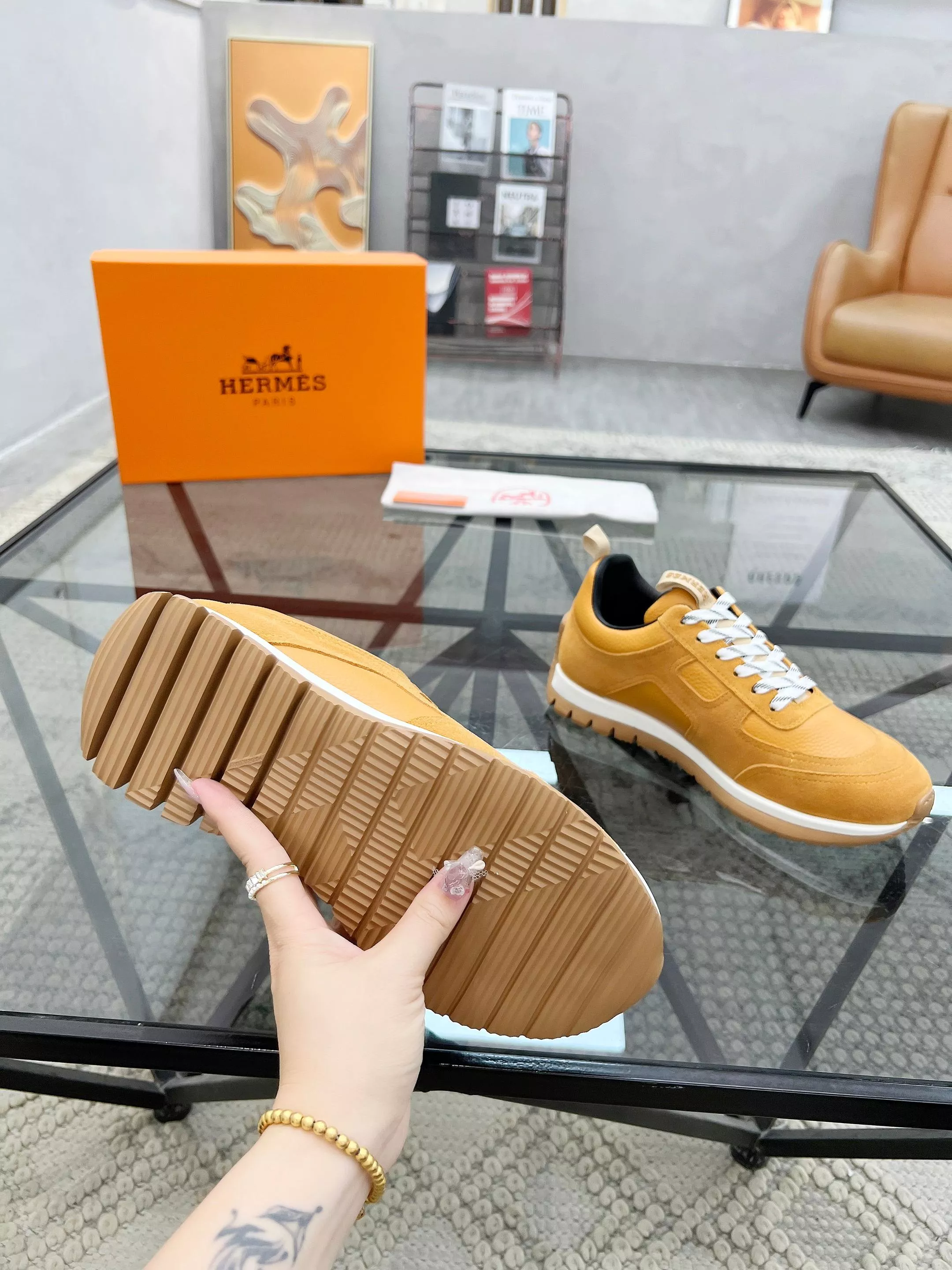 Hermes Casual Shoes For Men Refined 8567