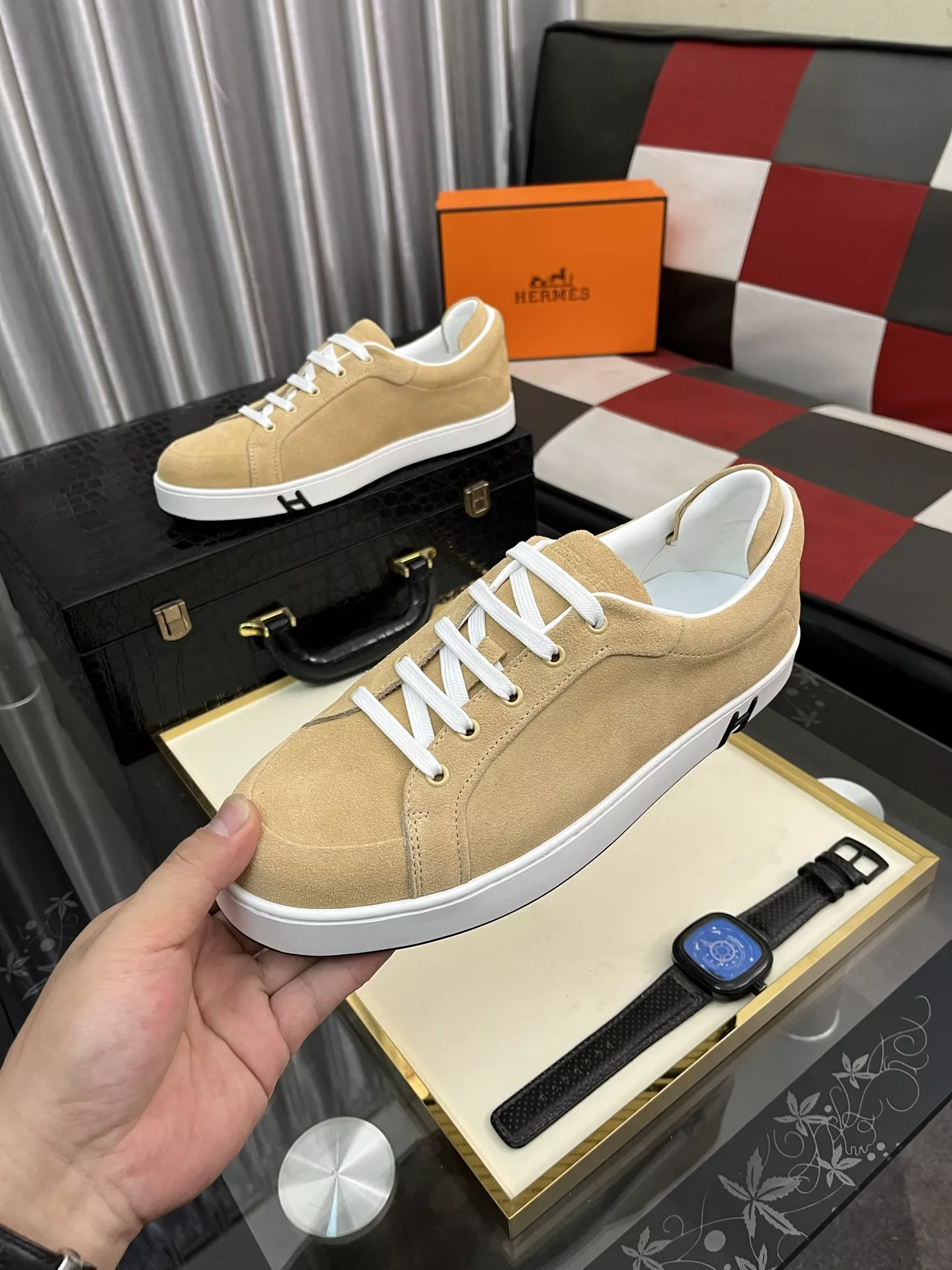 Hermes Casual Shoes For Men Reliable 5969
