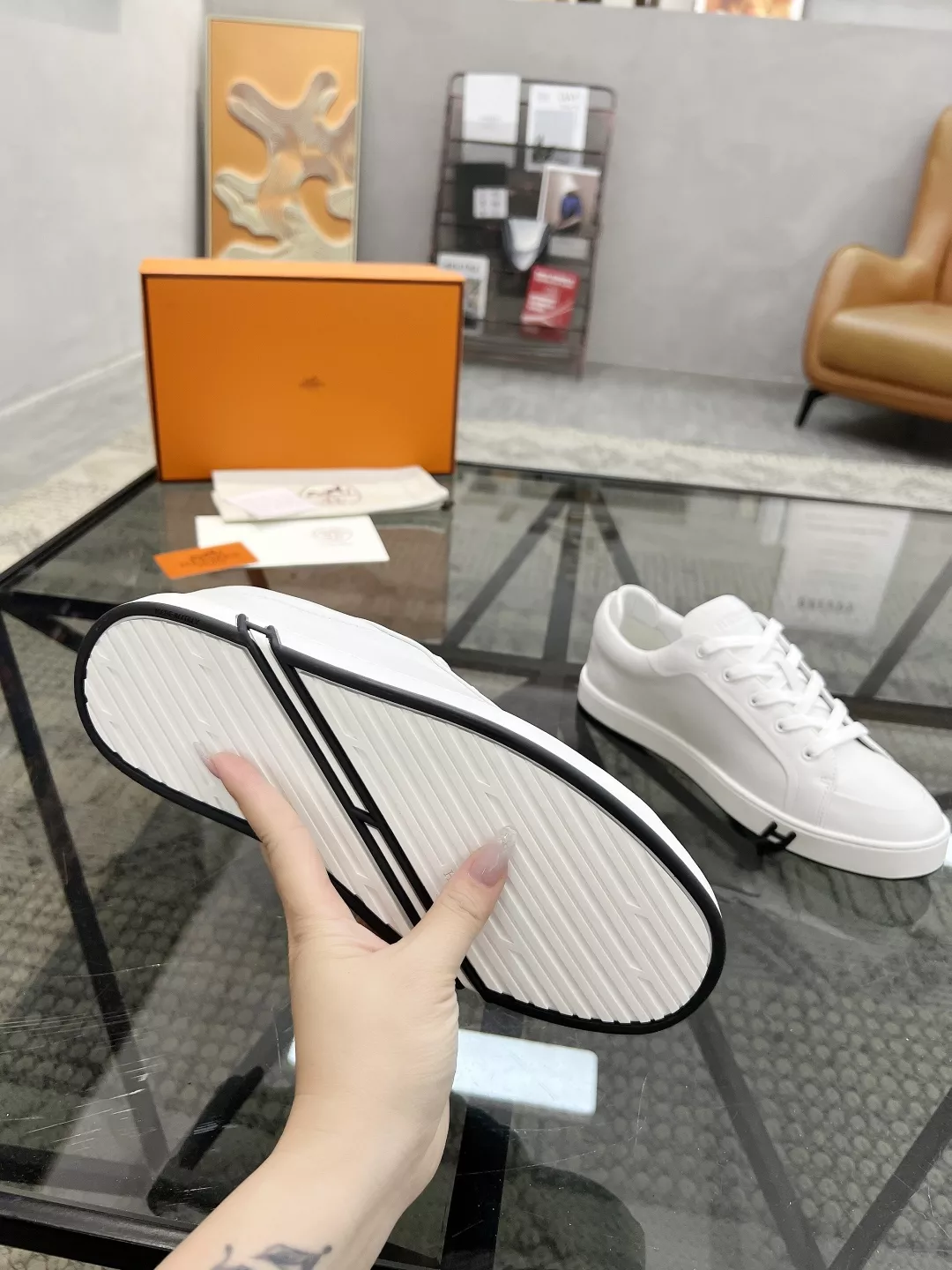 Hermes Casual Shoes For Men Soft 7939