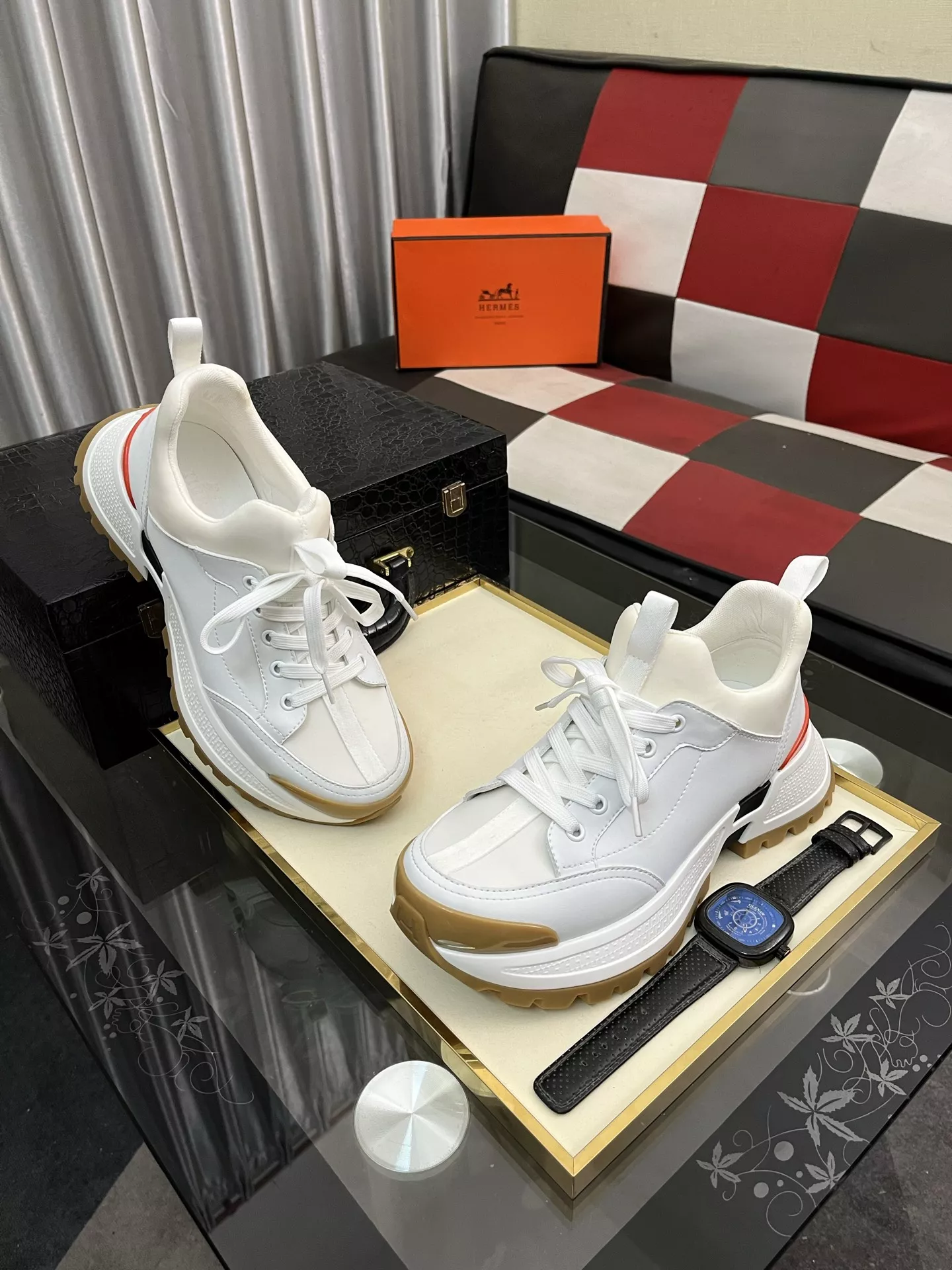 Hermes Casual Shoes For Men Soft 9273
