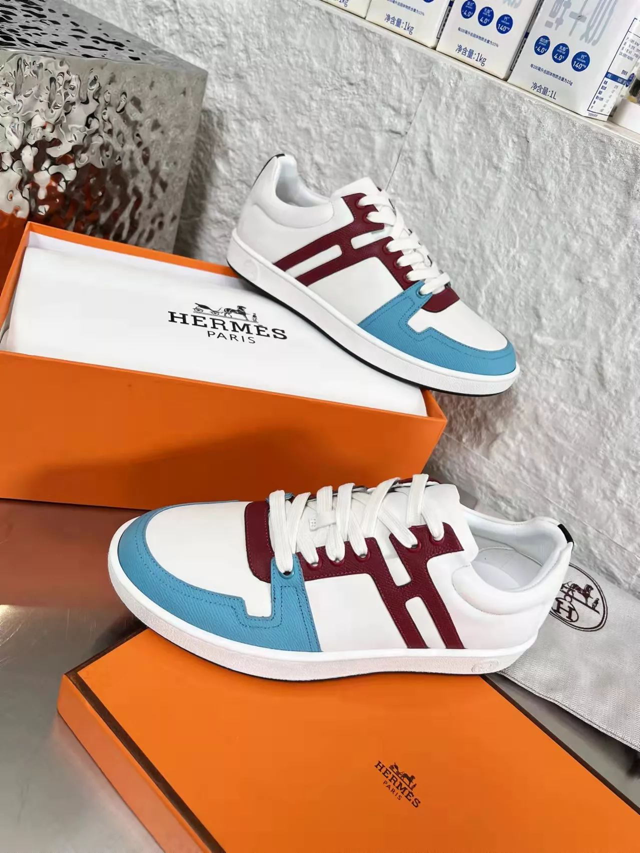 Hermes Casual Shoes For Men Versatile 3297