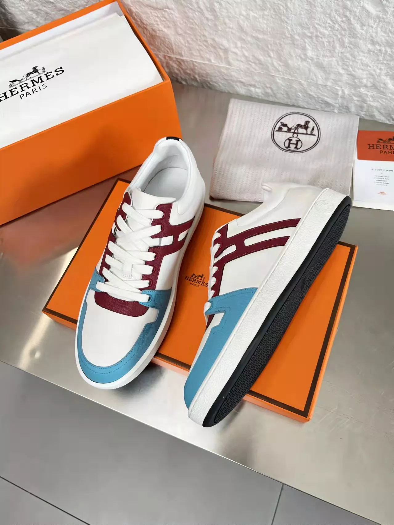 Hermes Casual Shoes For Men Versatile 3297
