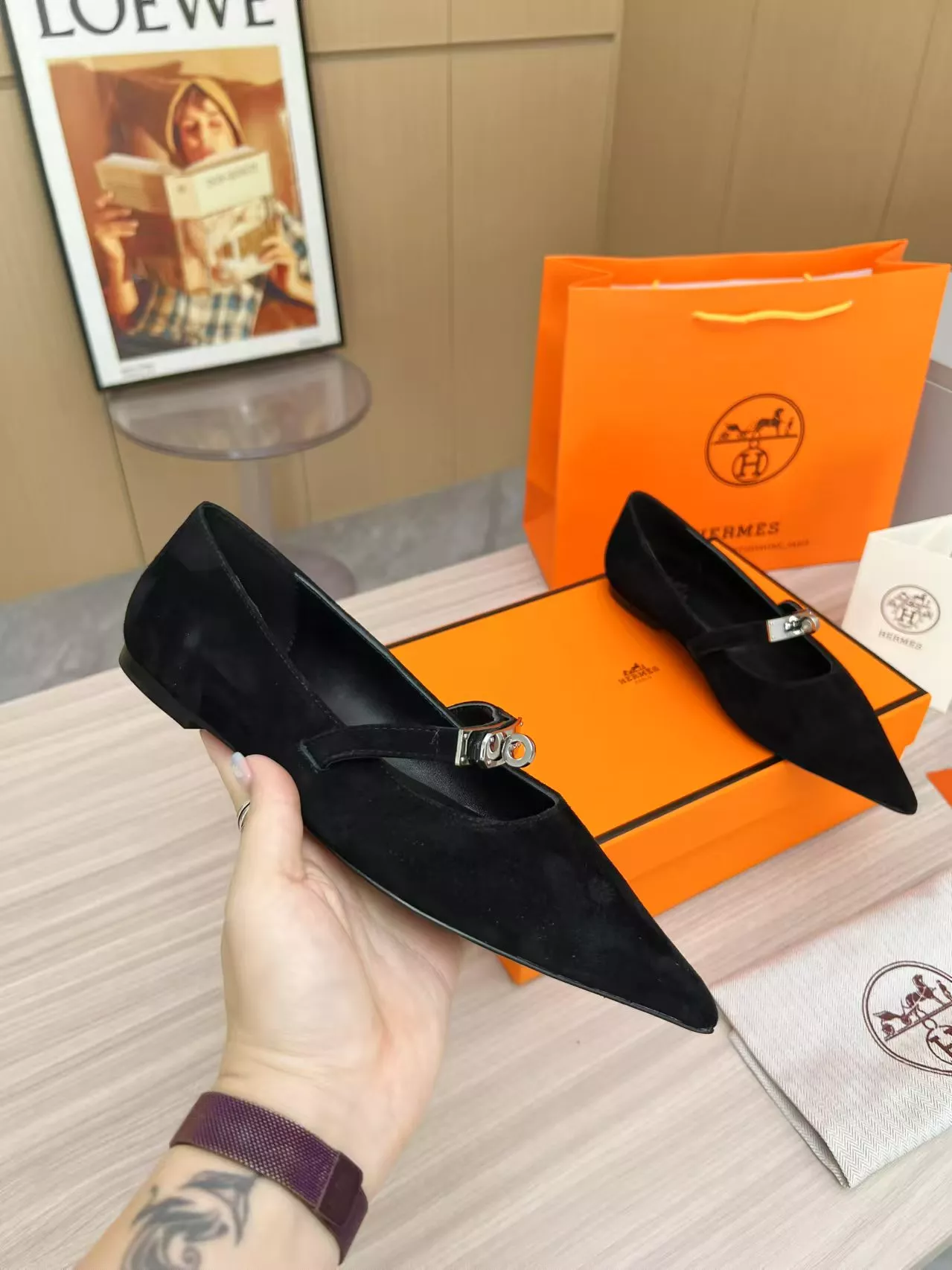 Hermes Flat Shoes For Women Reliable 3736