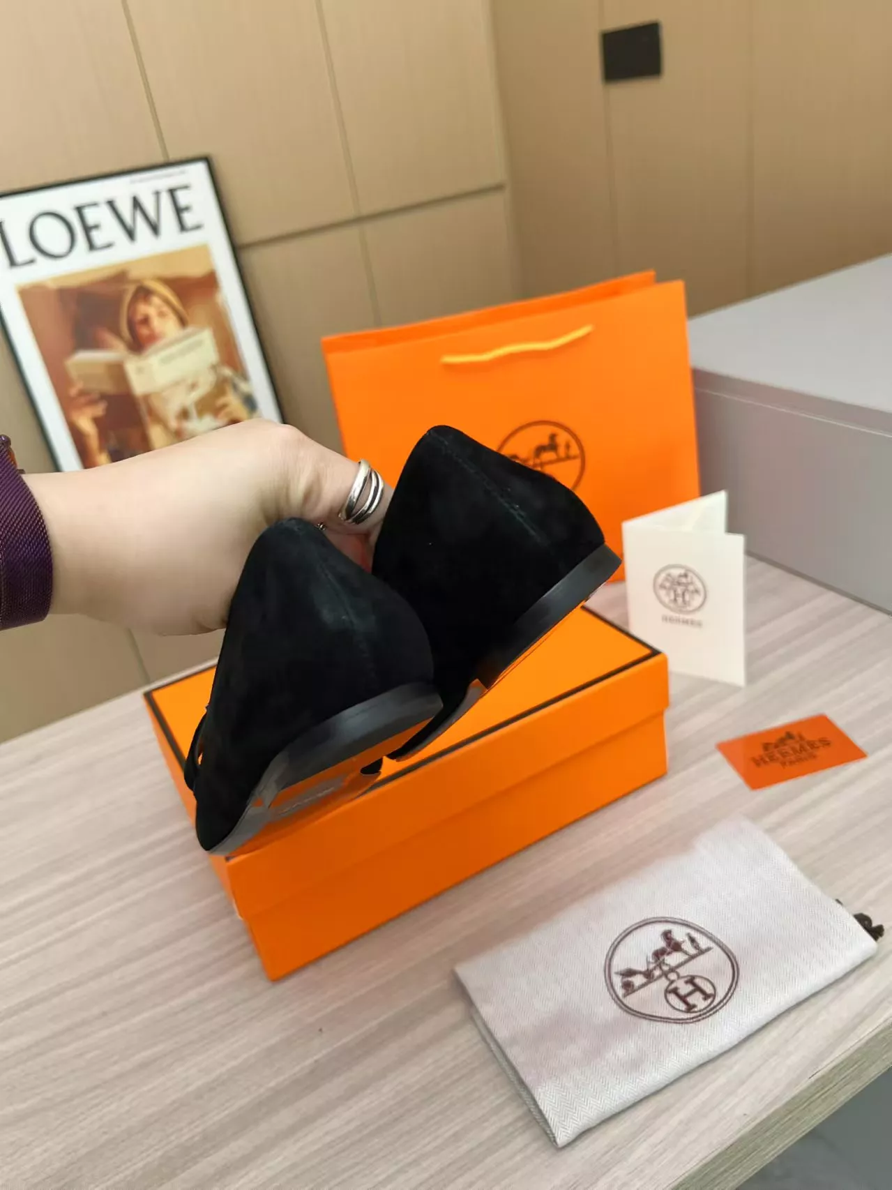 Hermes Flat Shoes For Women Reliable 3736