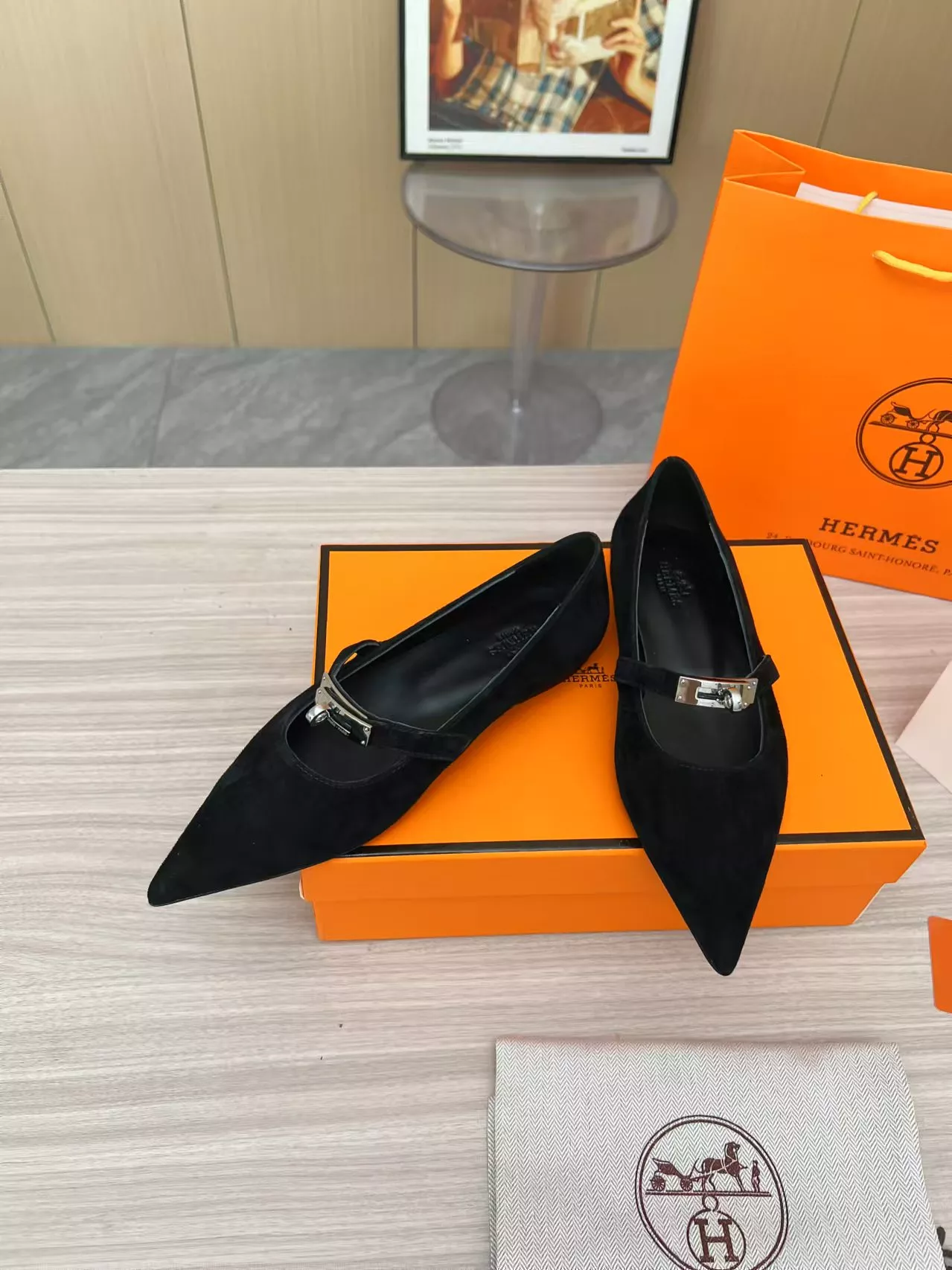 Hermes Flat Shoes For Women Reliable 3736